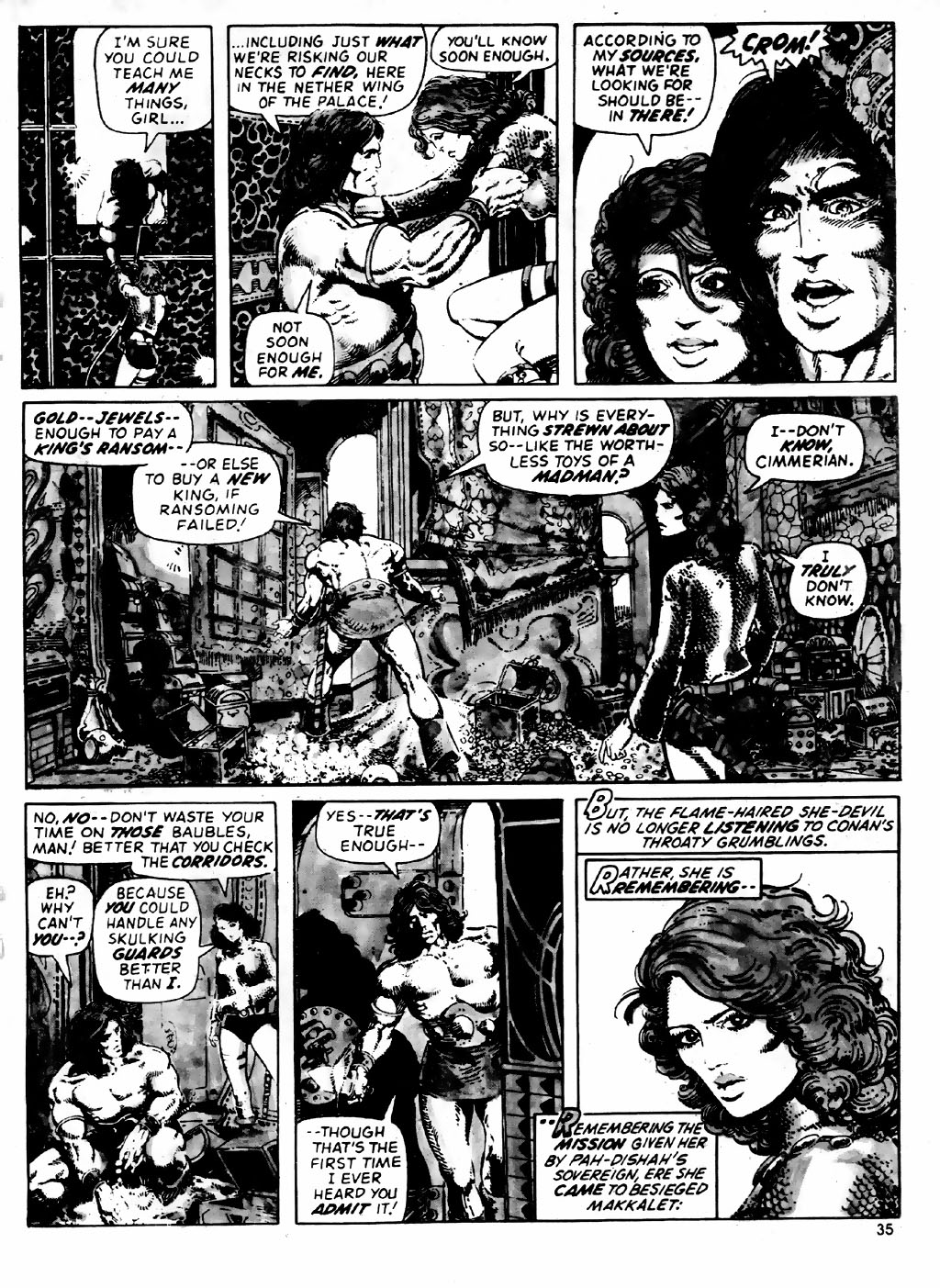 Read online The Savage Sword Of Conan comic -  Issue #82 - 31