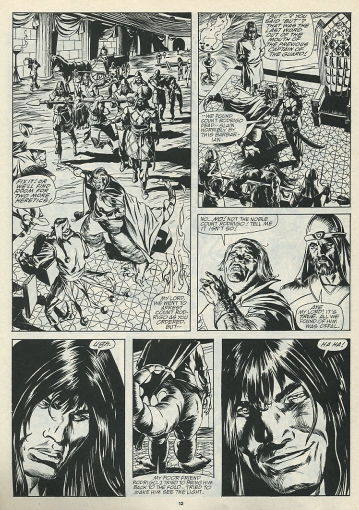 Read online The Savage Sword Of Conan comic -  Issue #185 - 14