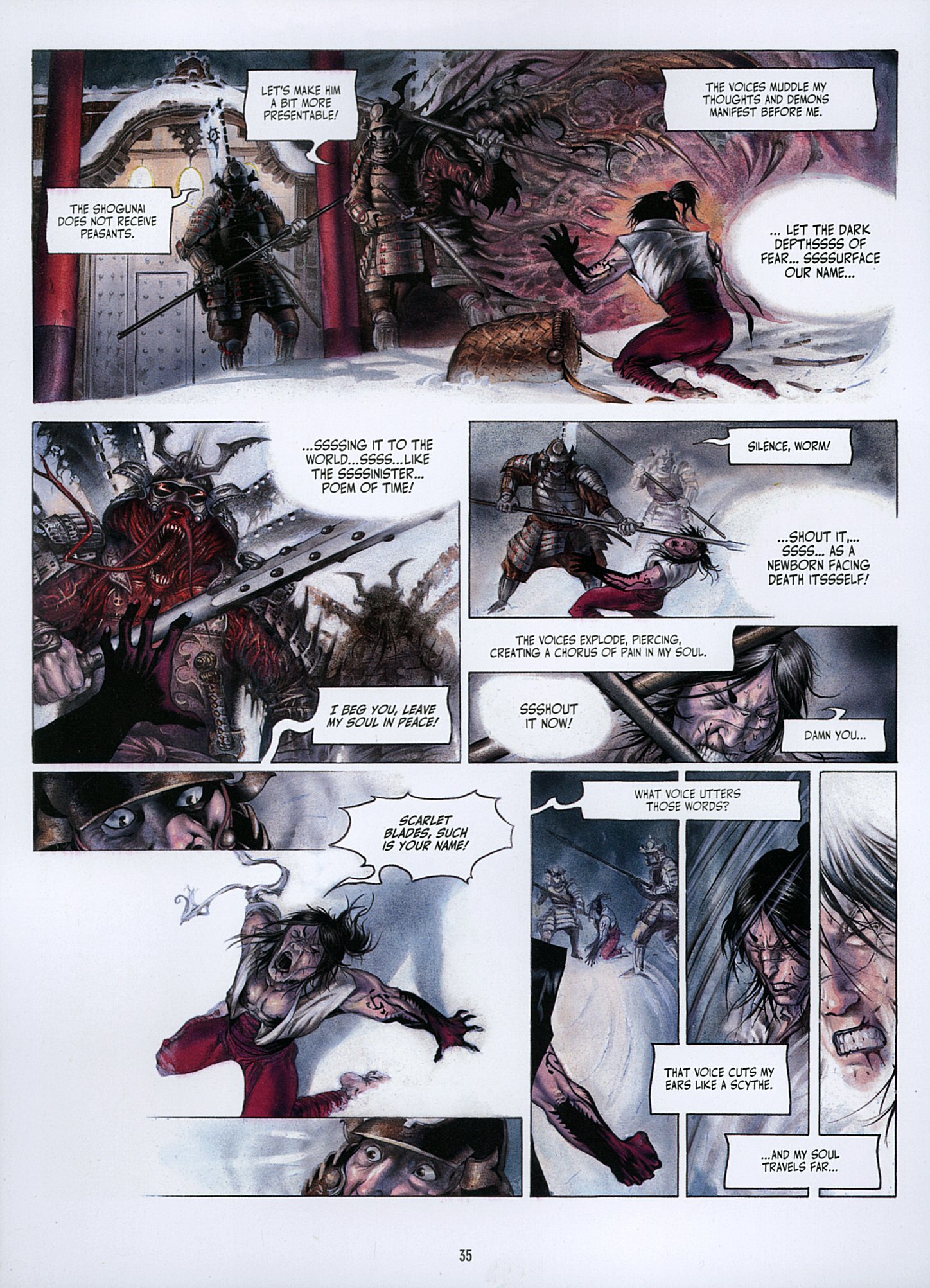Read online Legend of the Scarlet Blades comic -  Issue # TPB - 36
