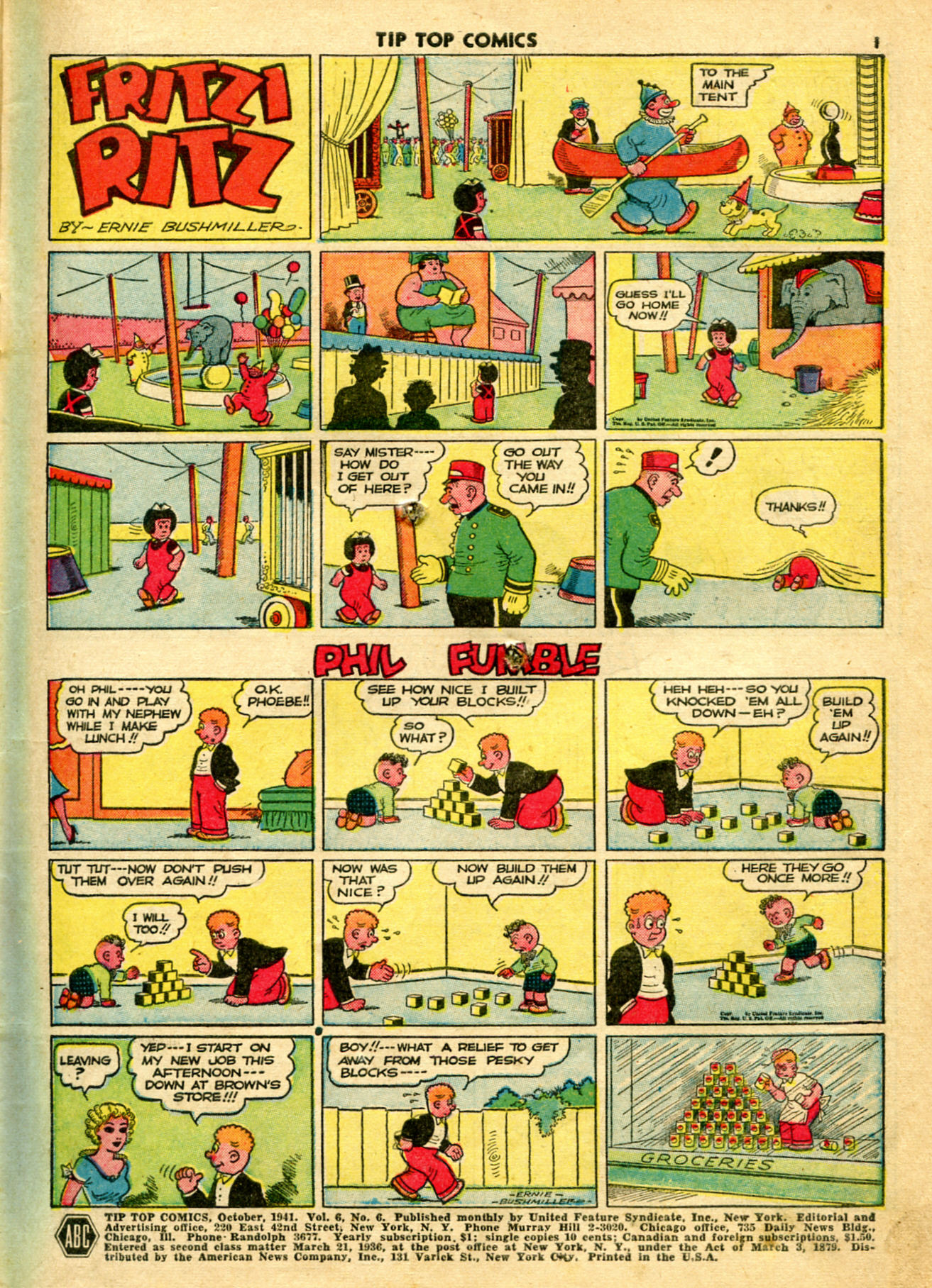 Read online Tip Top Comics comic -  Issue #66 - 3