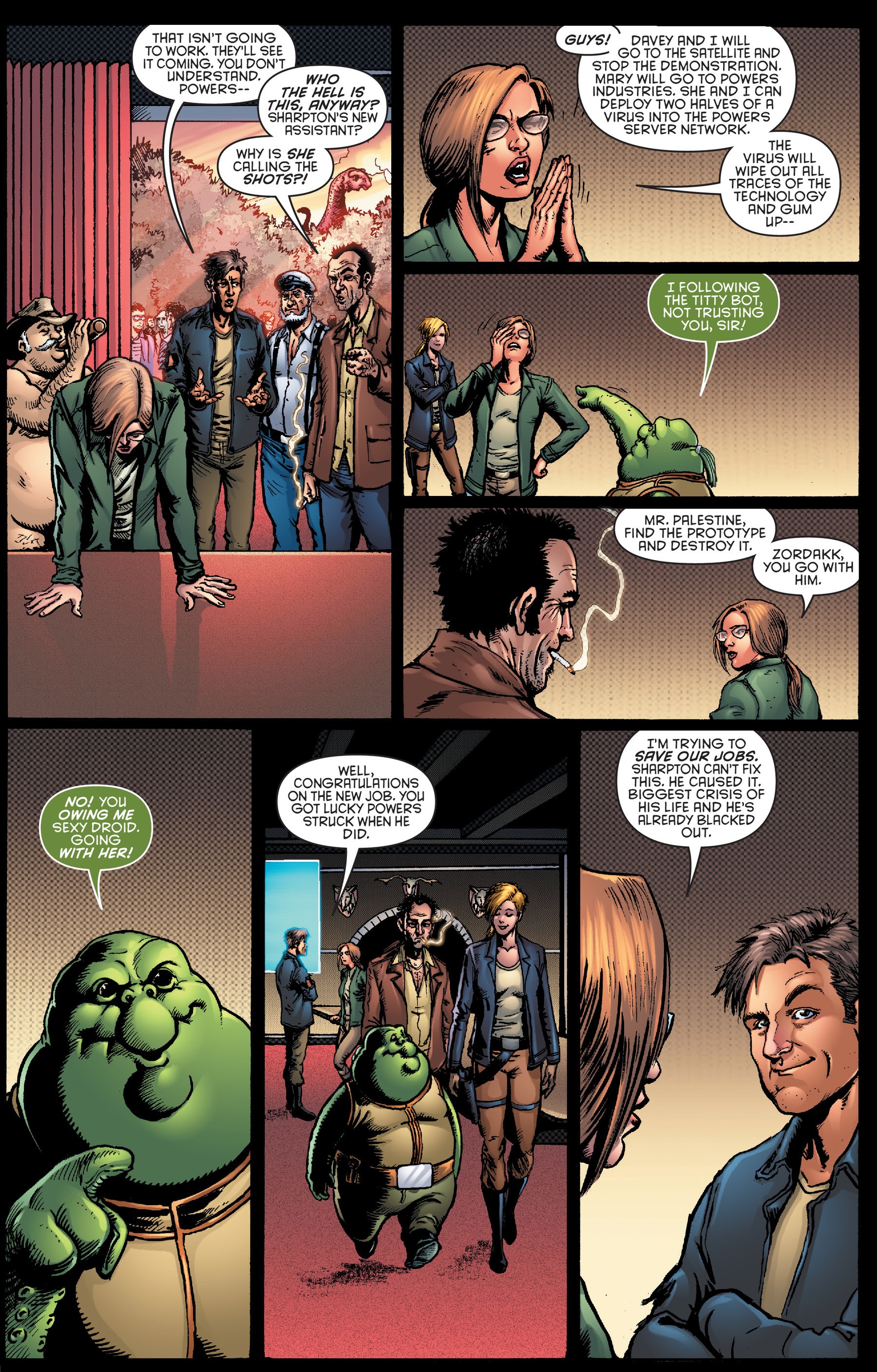 Read online Space Bastards comic -  Issue #8 - 11