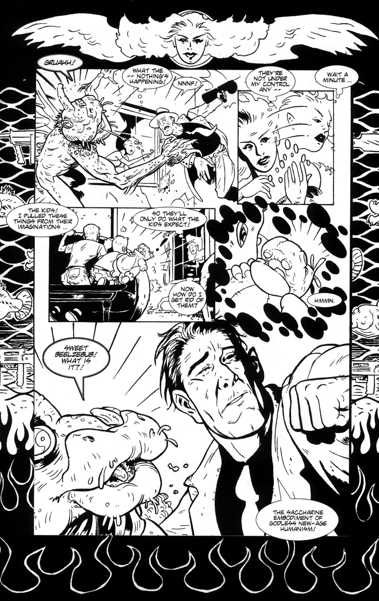 Read online Warrior Nun: Black & White comic -  Issue #5 - 23