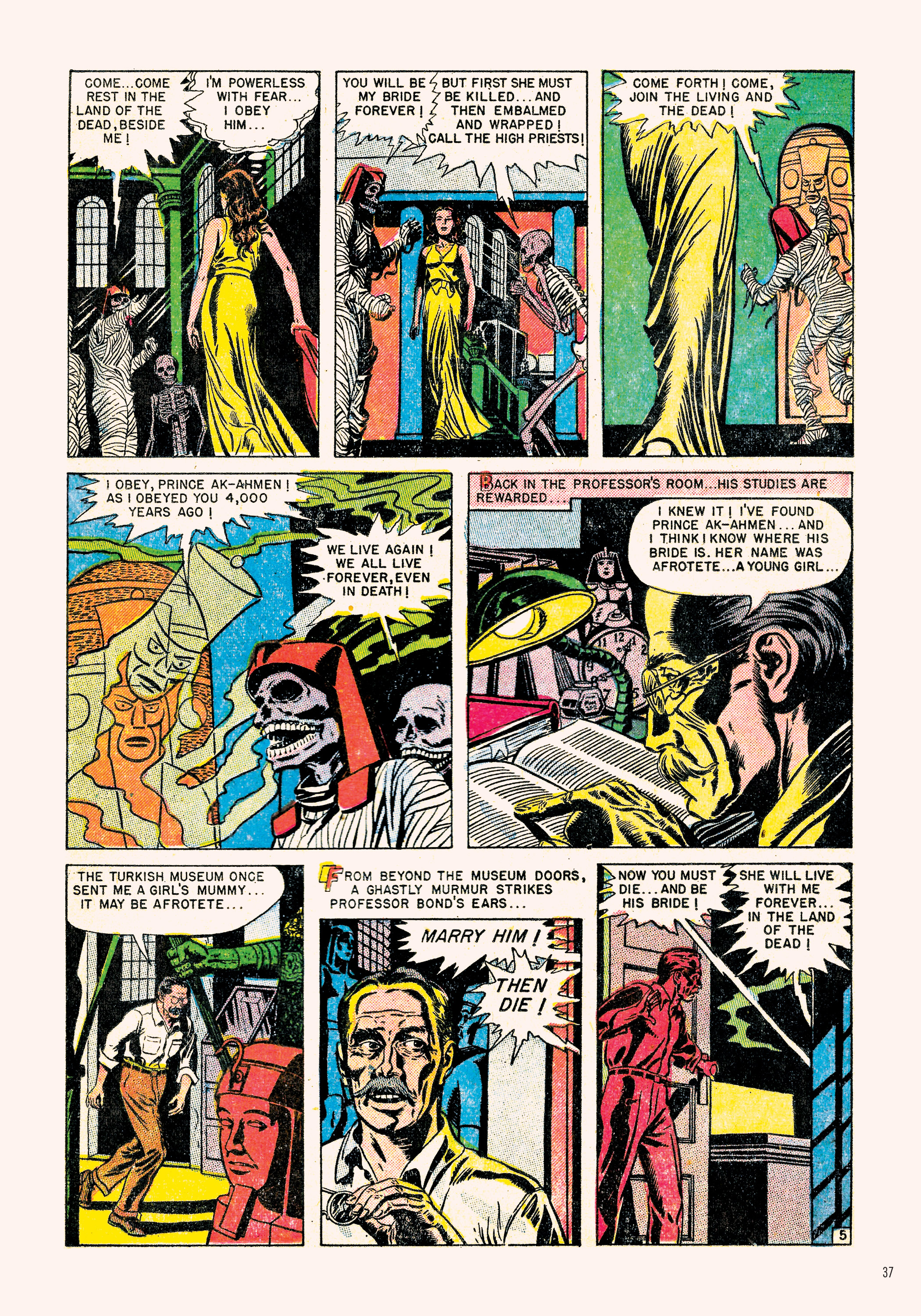 Read online Classic Monsters of Pre-Code Horror Comics: Mummies comic -  Issue # TPB - 37