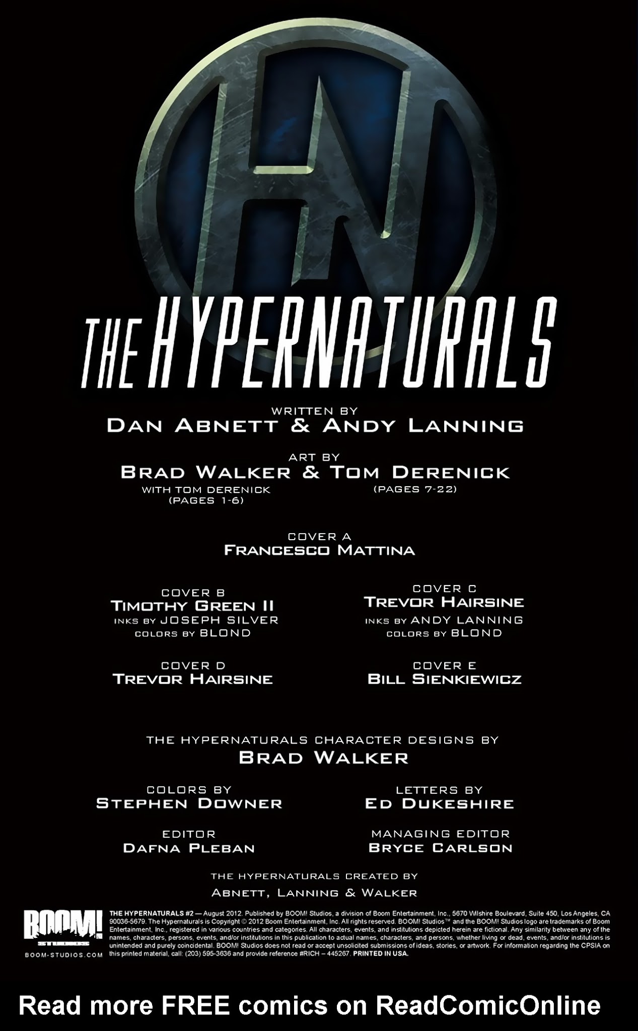 Read online The Hypernaturals comic -  Issue #2 - 4
