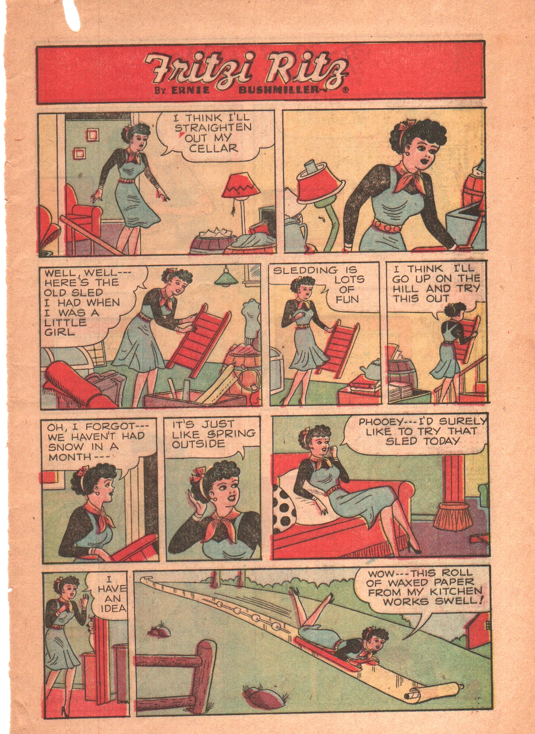 Read online Fritzi Ritz (1953) comic -  Issue #51 - 11