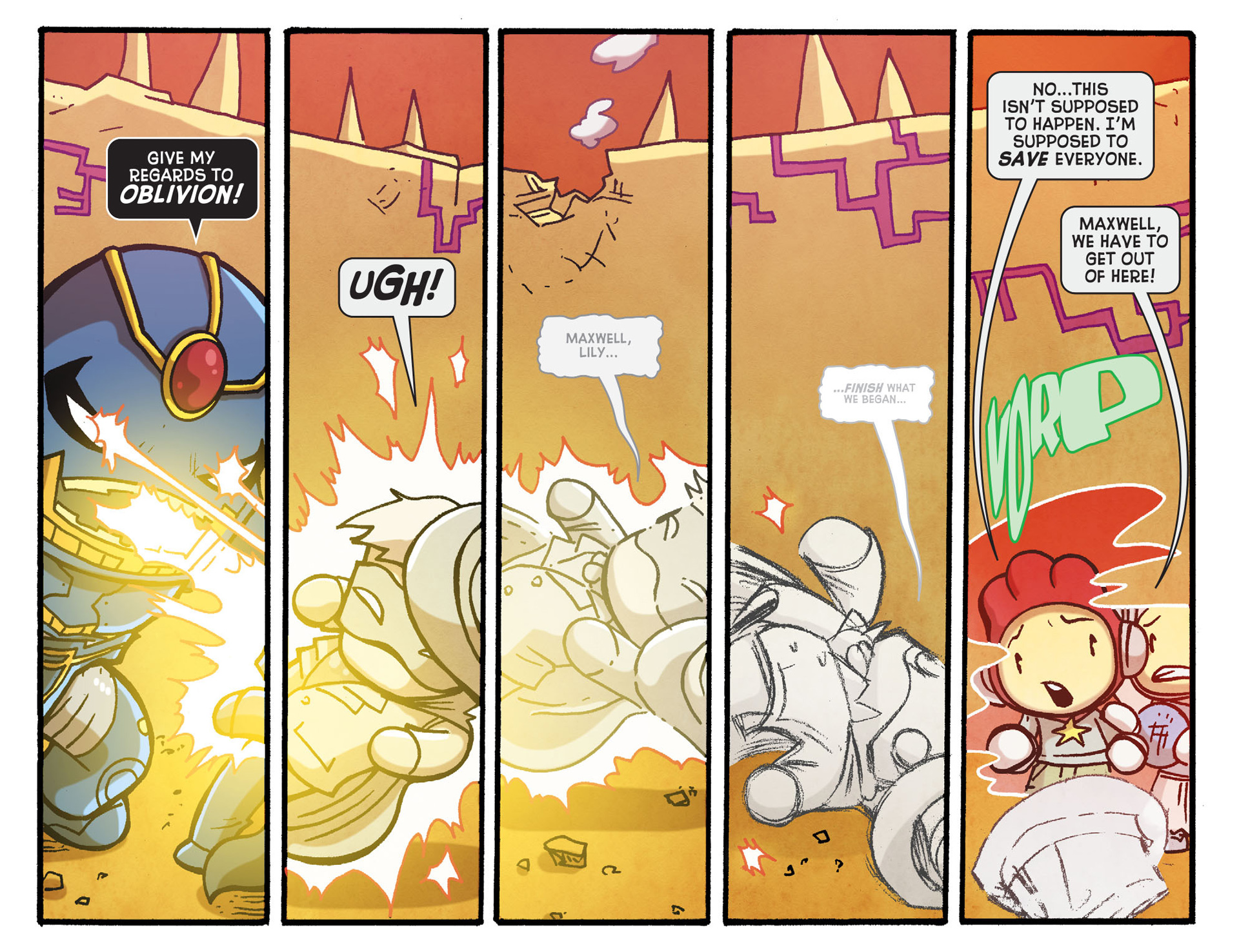 Read online Scribblenauts Unmasked: A Crisis of Imagination comic -  Issue #14 - 21