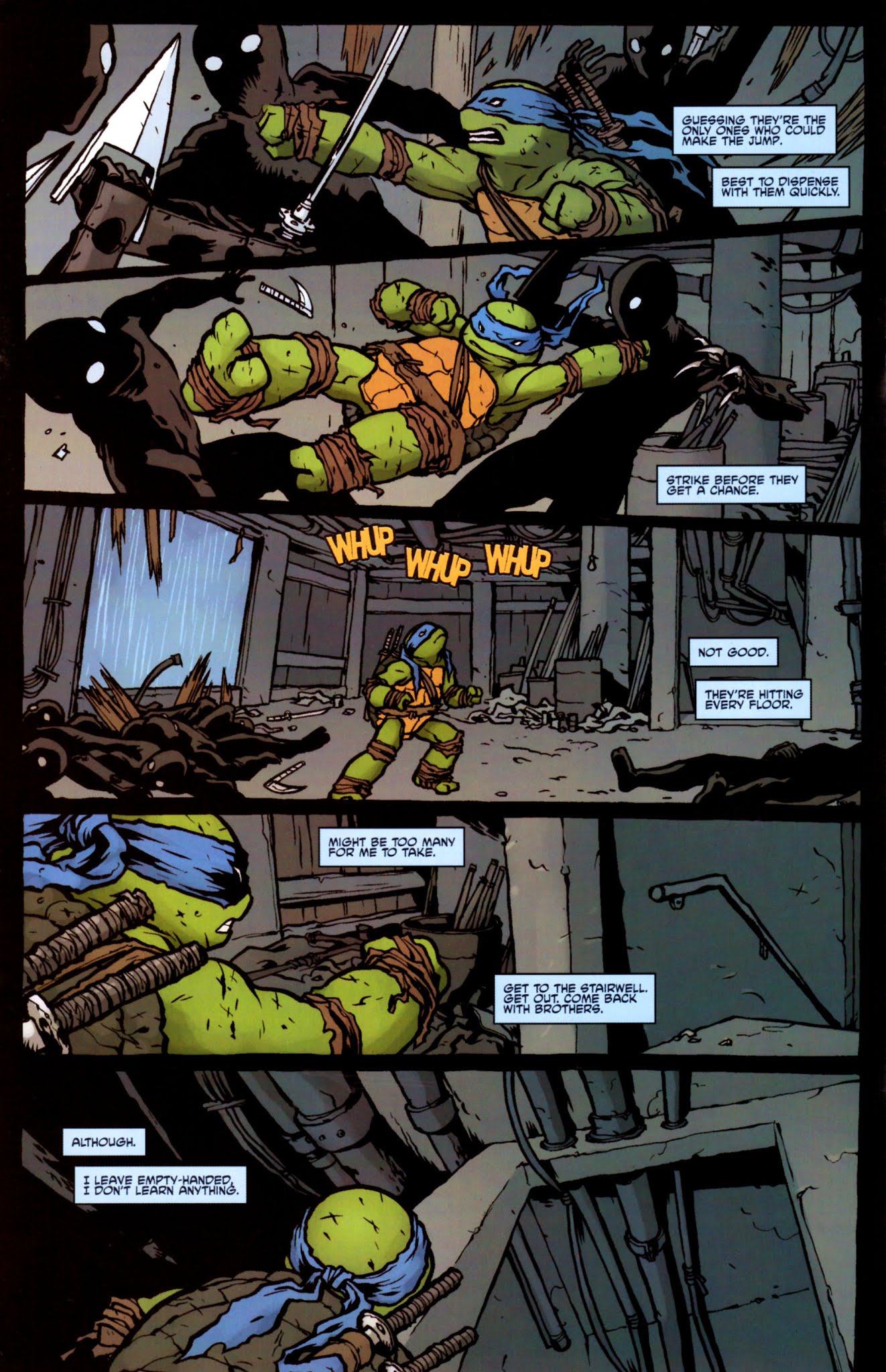 Read online Teenage Mutant Ninja Turtles Microseries: Leonardo comic -  Issue # Full - 10