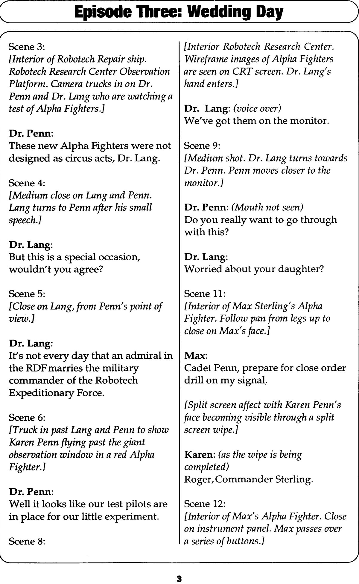 Read online Robotech II: The Sentinels comic -  Issue # _Script Book 1 - 53