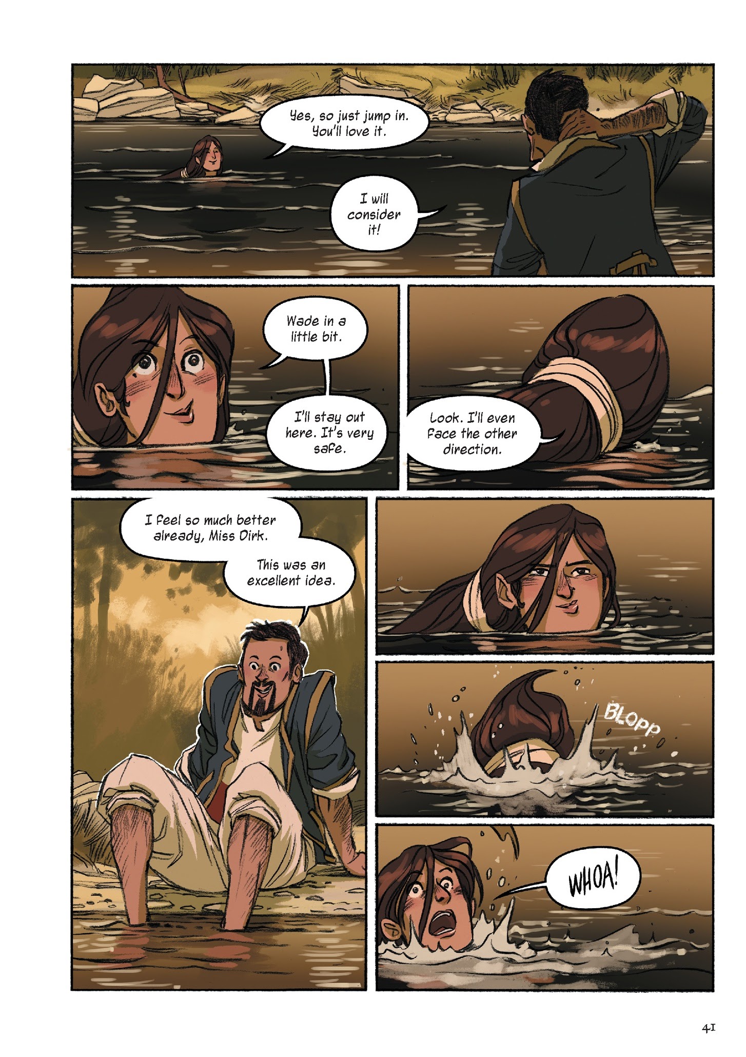 Read online Delilah Dirk and the King's Shilling comic -  Issue # TPB (Part 1) - 45