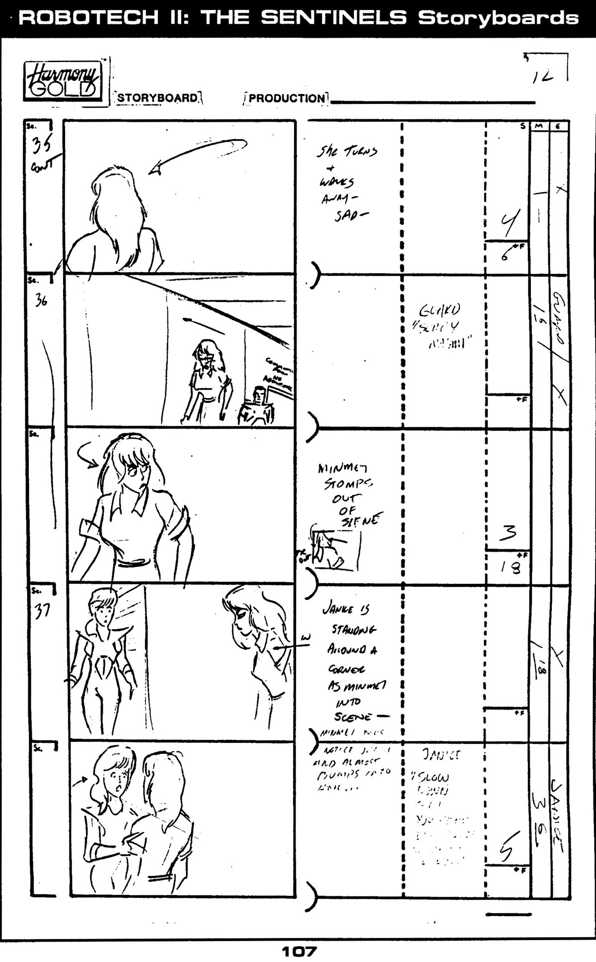 Read online Robotech II: The Sentinels comic -  Issue # _Script Book 2 - 103