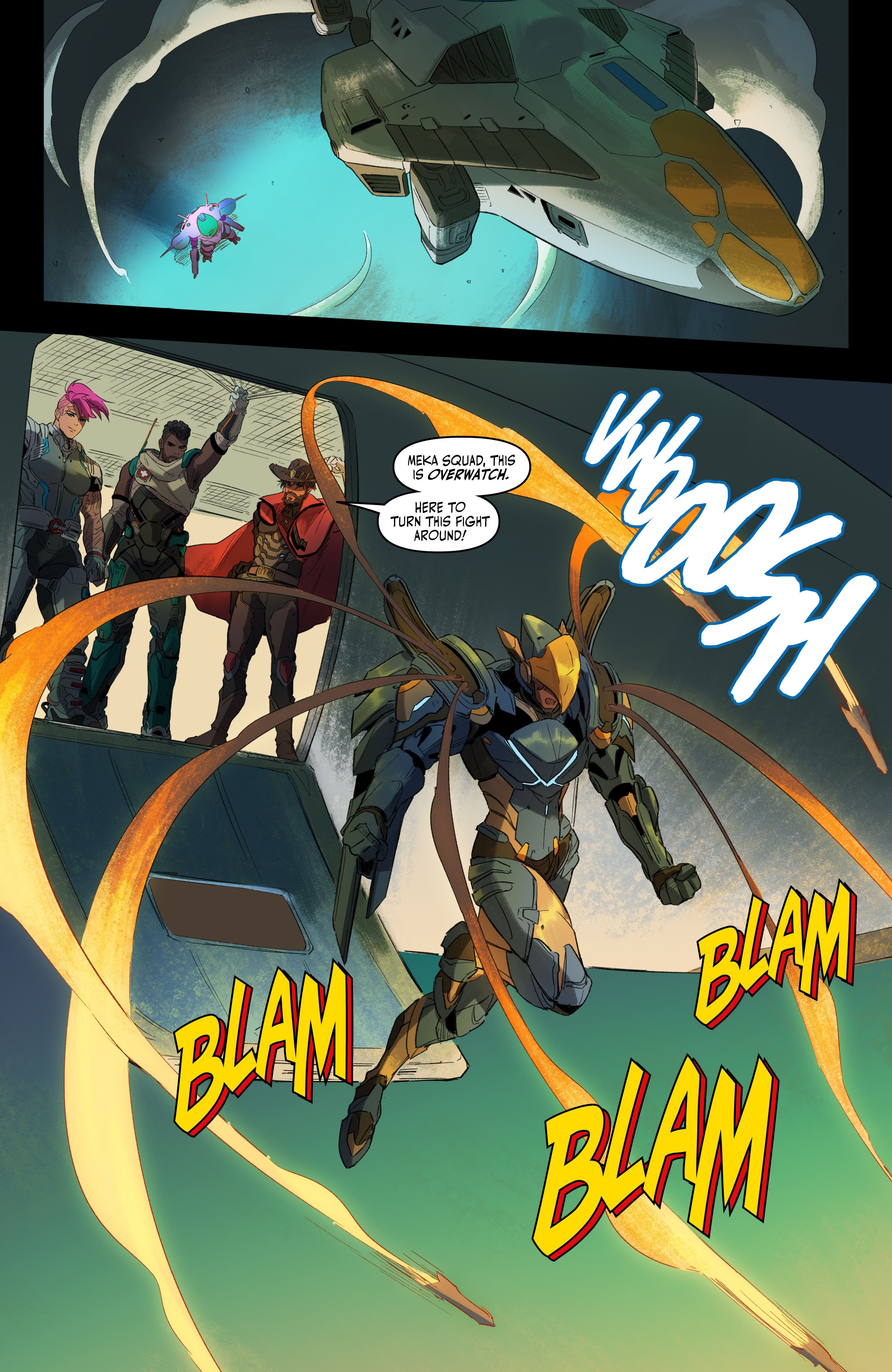 Read online Overwatch: New Blood comic -  Issue #5 - 12