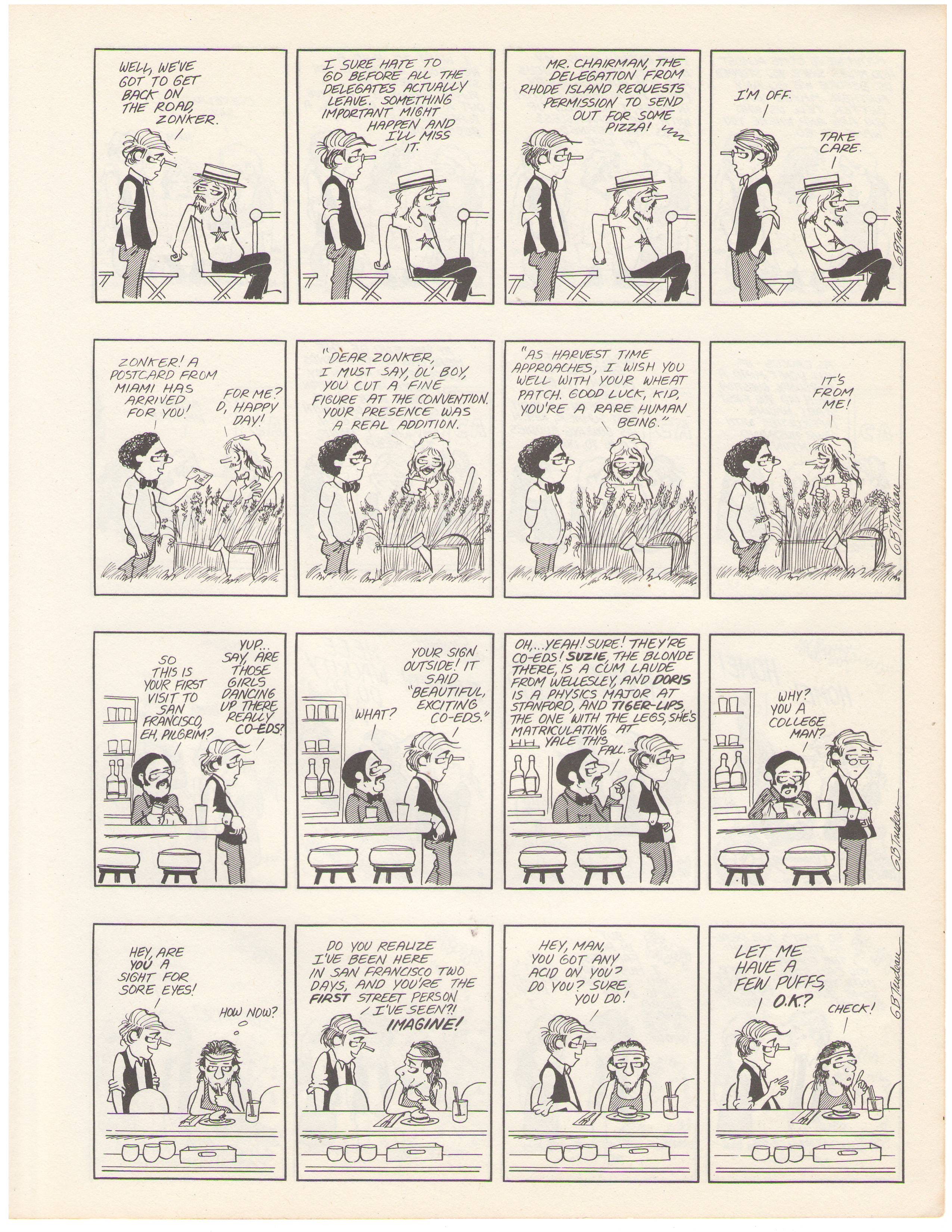 Read online The Doonesbury Chronicles comic -  Issue # TPB (Part 1) - 59