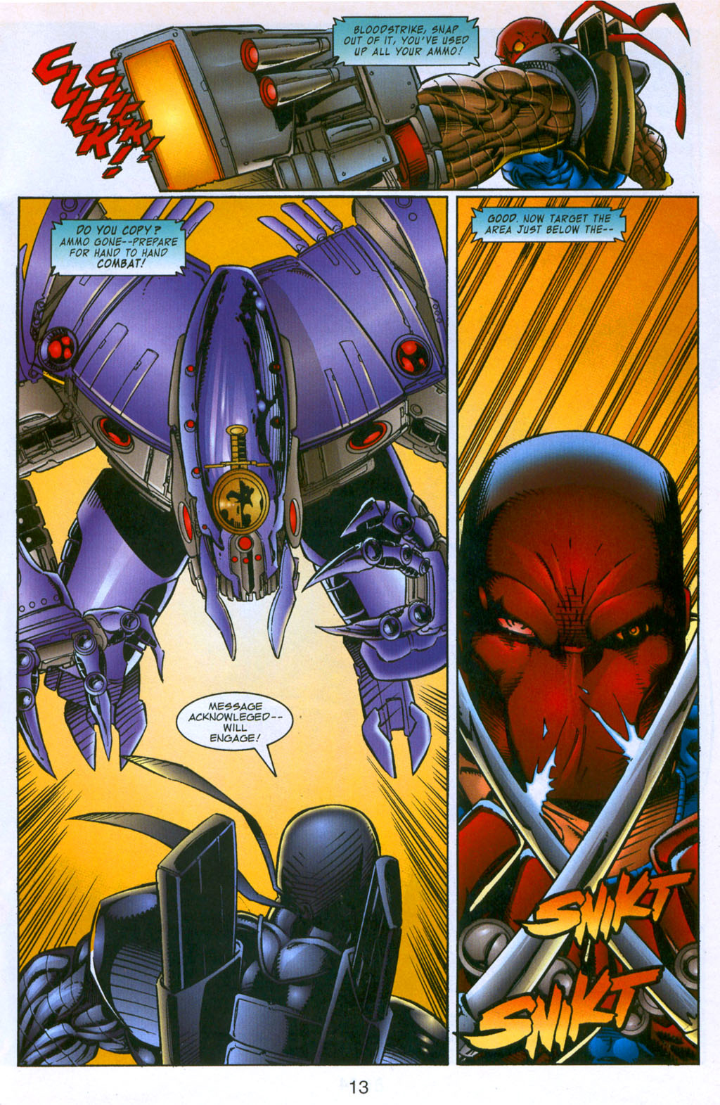 Read online Bloodstrike (1993) comic -  Issue #11 - 13