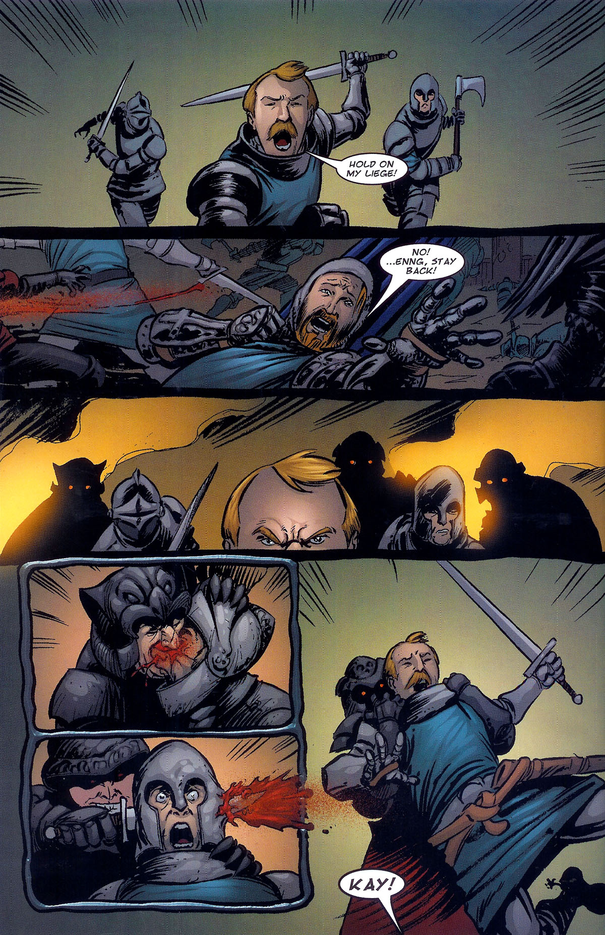 Read online Dracula vs King Arthur comic -  Issue #3 - 28