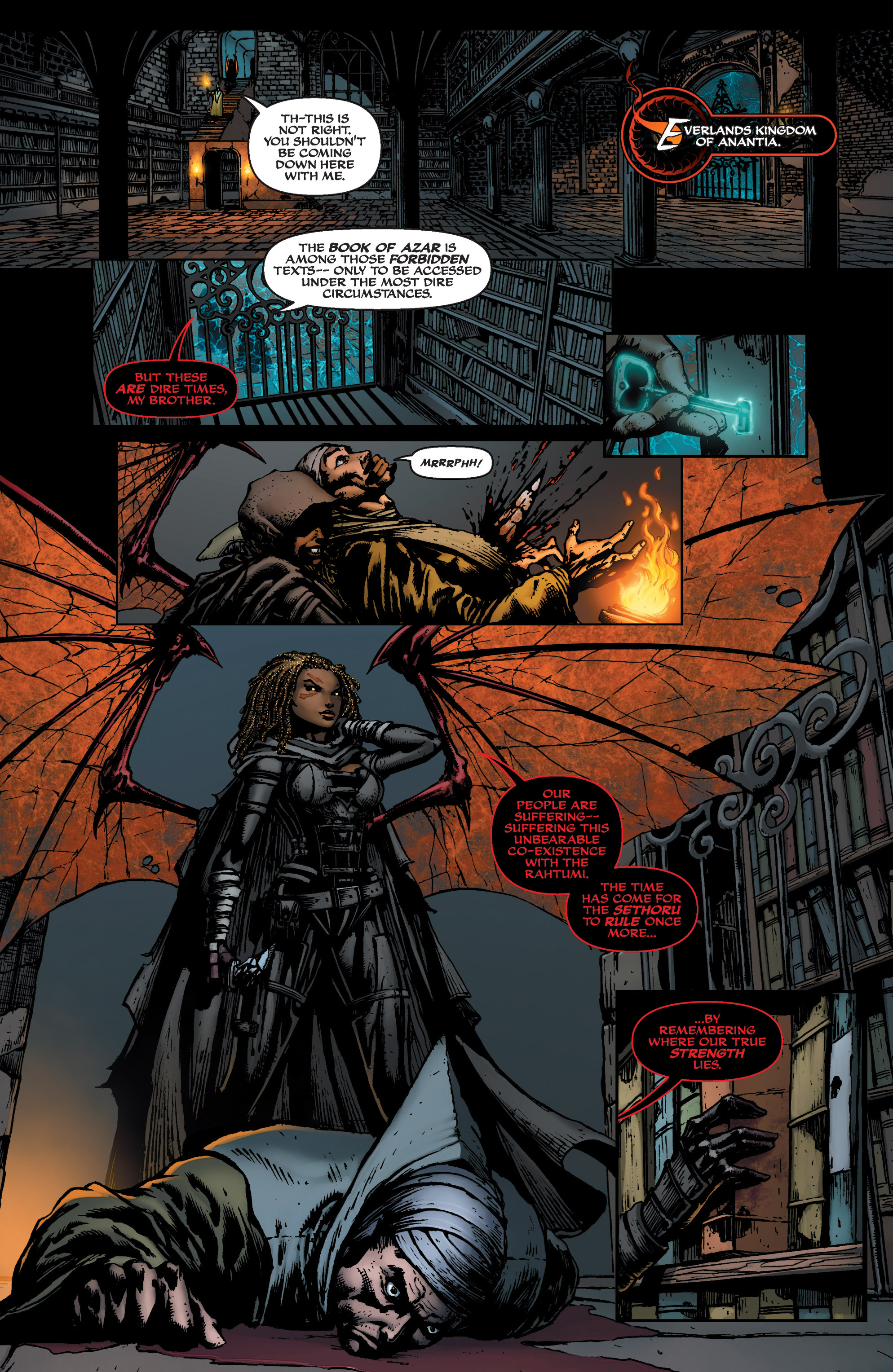 Read online Michael Turner's Soulfire (2011) comic -  Issue #1 - 4