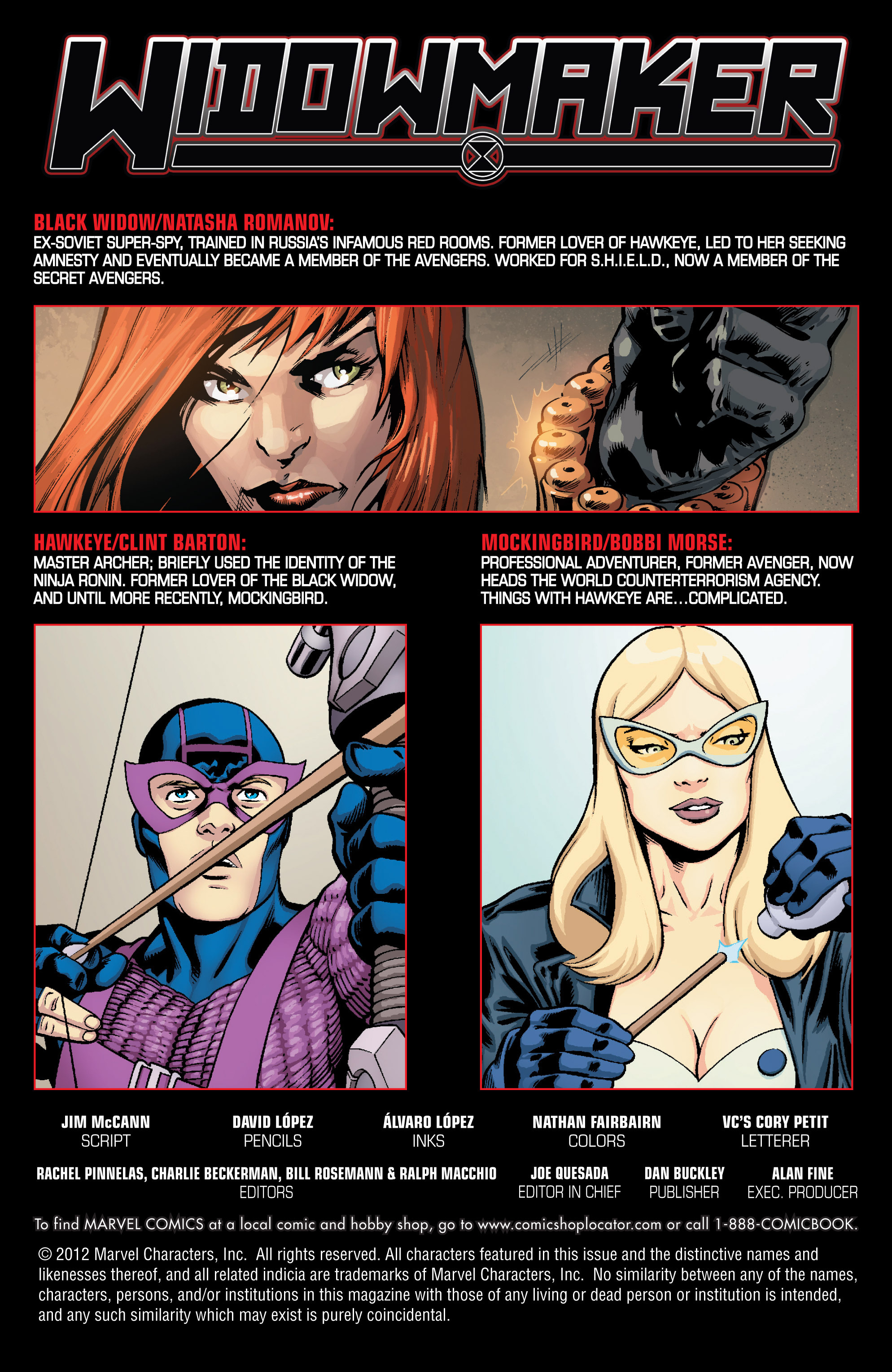 Read online Widowmaker comic -  Issue #1 - 2