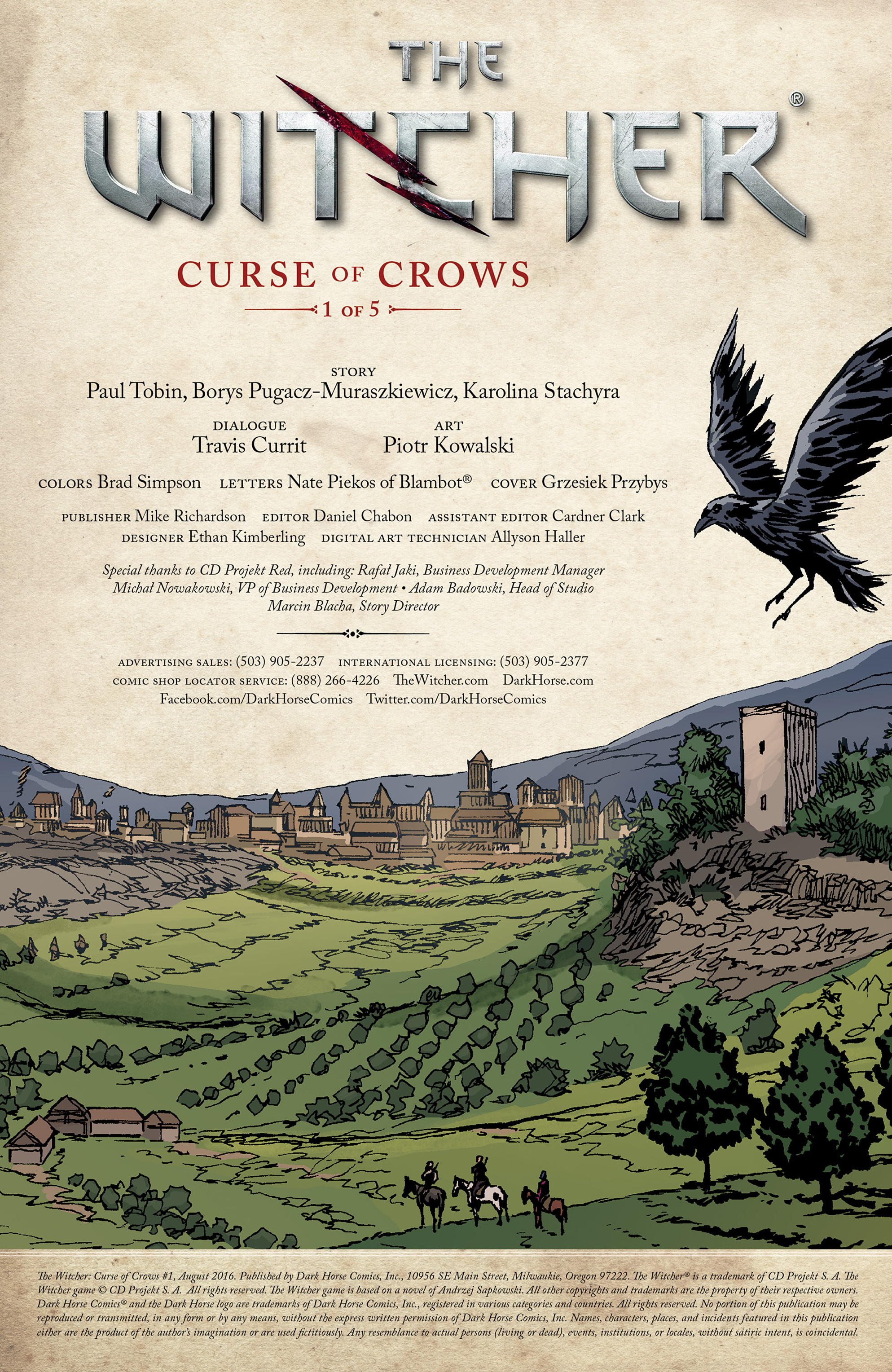 Read online The Witcher: Curse of Crows comic -  Issue #1 - 2