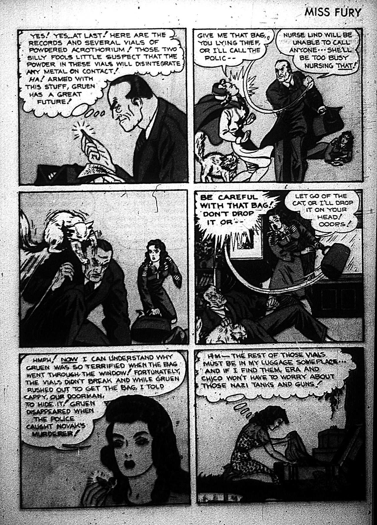 Read online Miss Fury (1942) comic -  Issue #3 - 25