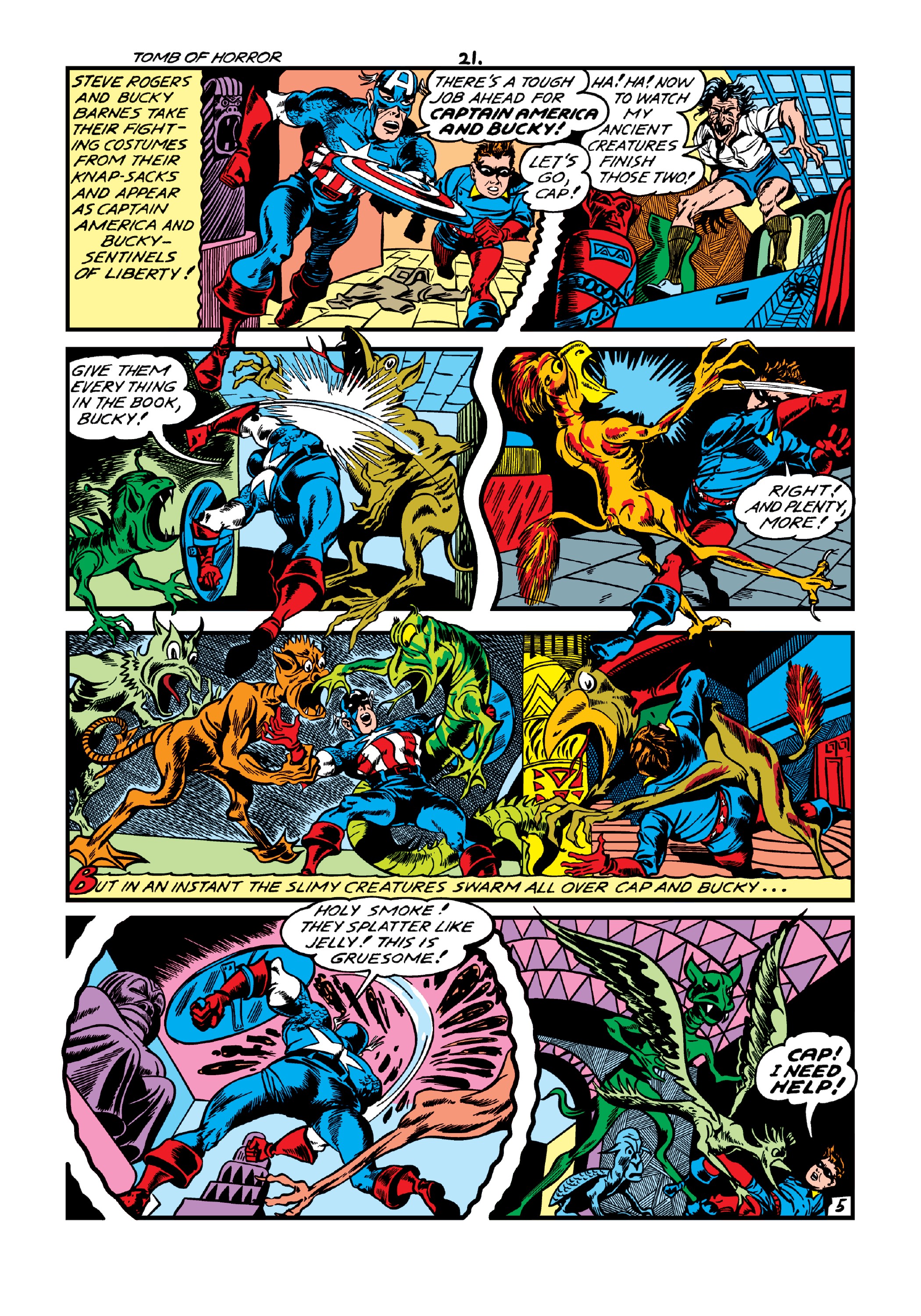 Read online Marvel Masterworks: Golden Age Captain America comic -  Issue # TPB 5 (Part 1) - 98