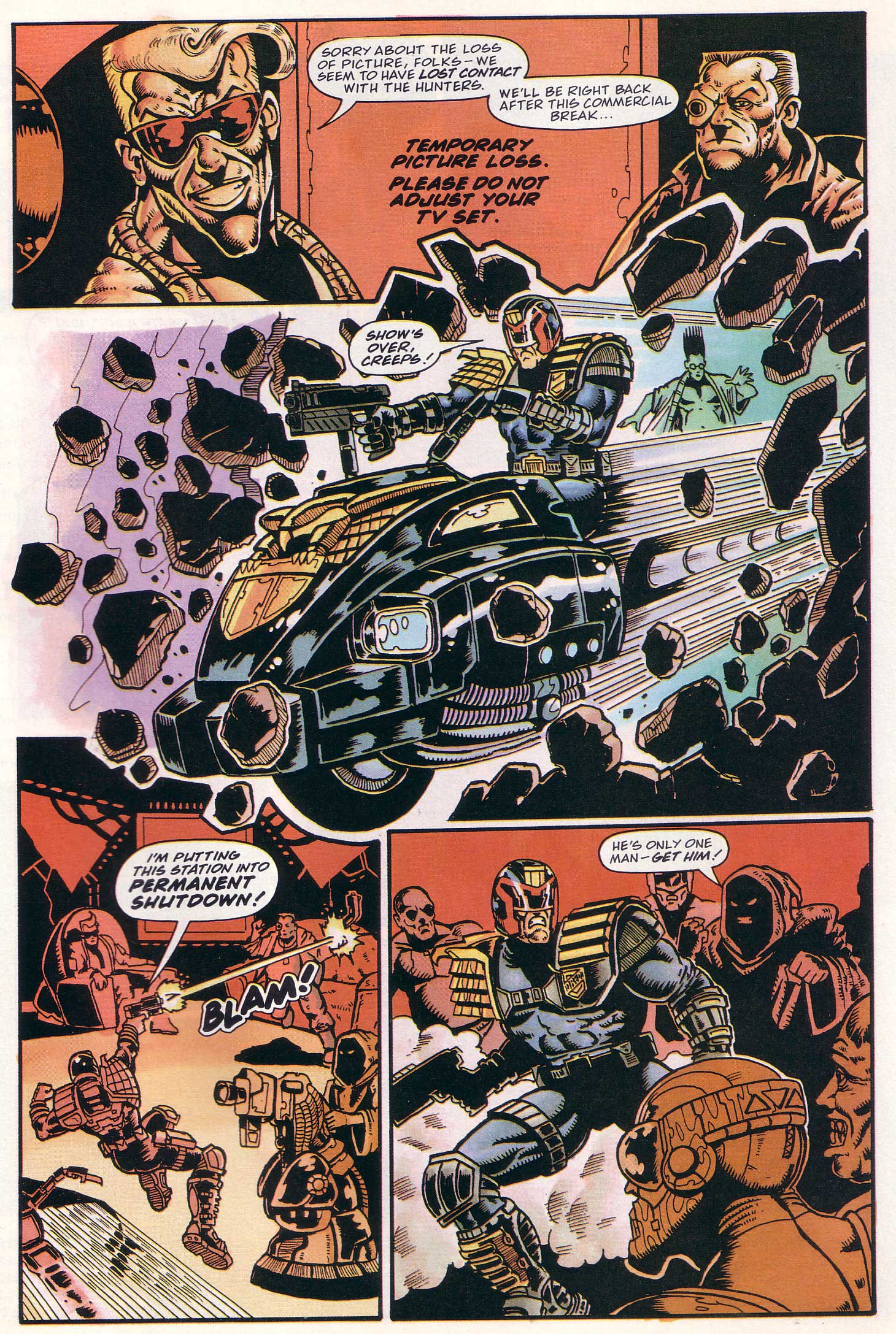 Read online Judge Dredd Lawman of the Future comic -  Issue #8 - 24