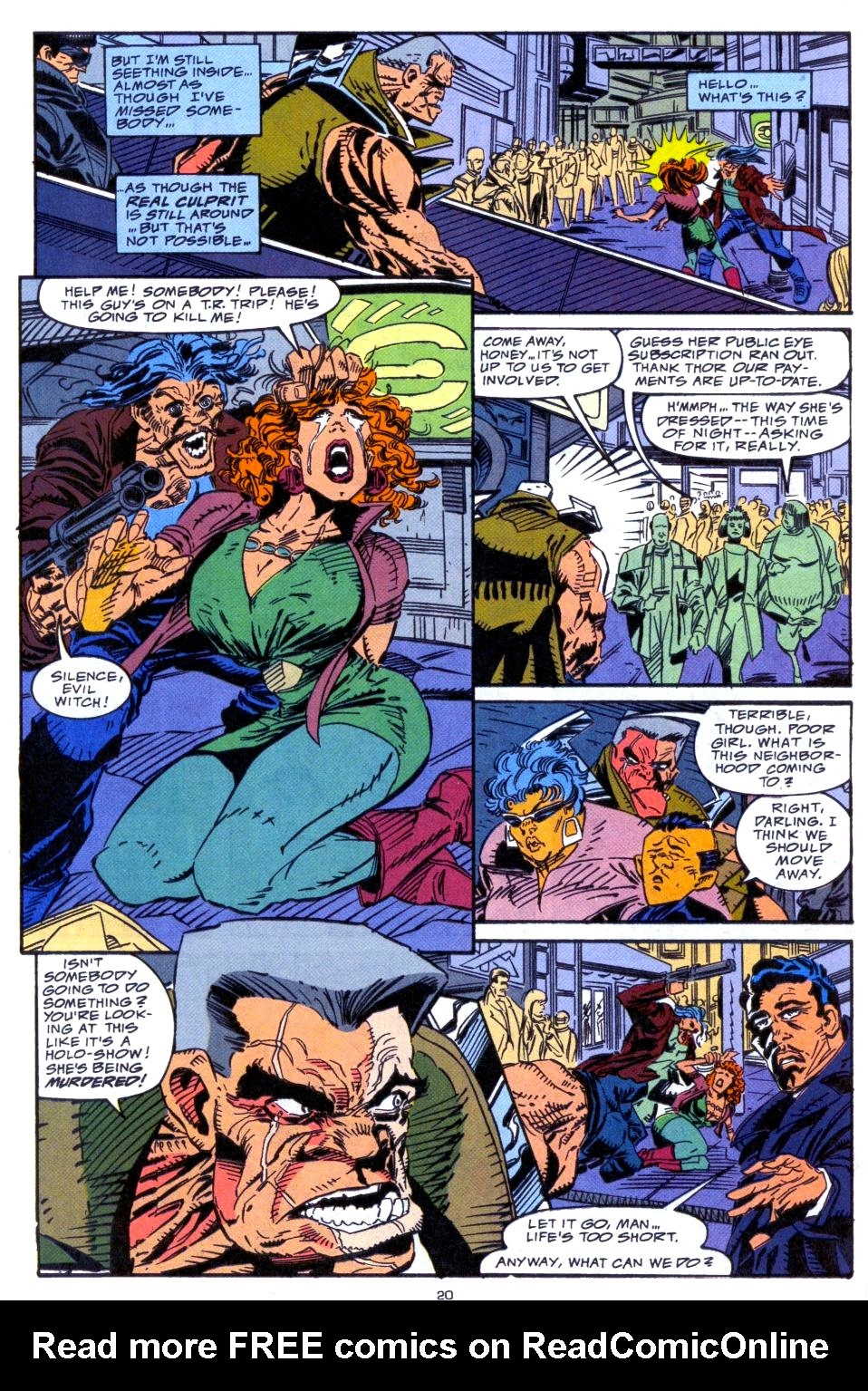 Read online Punisher 2099 comic -  Issue #15 - 17