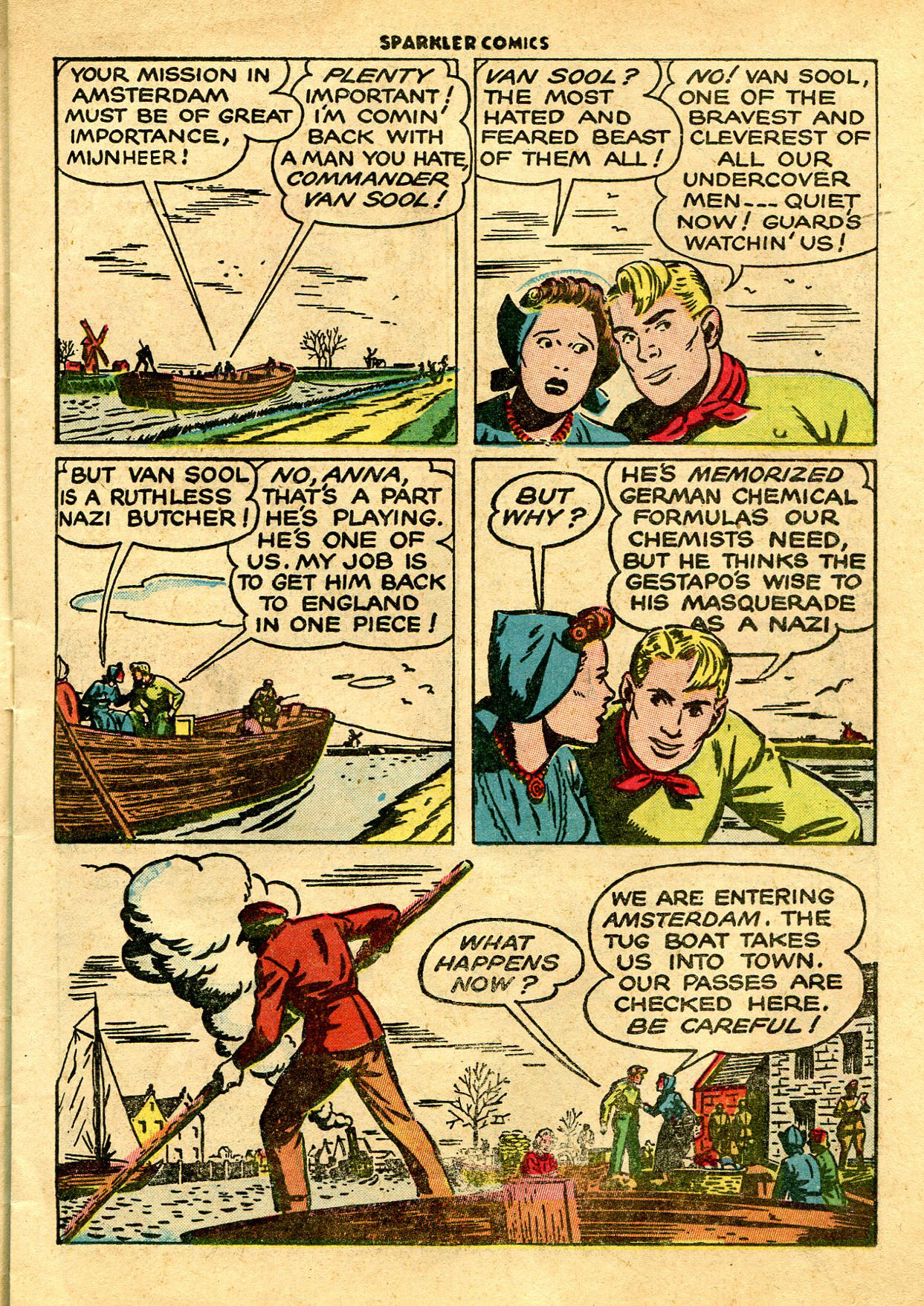 Read online Sparkler Comics comic -  Issue #30 - 25