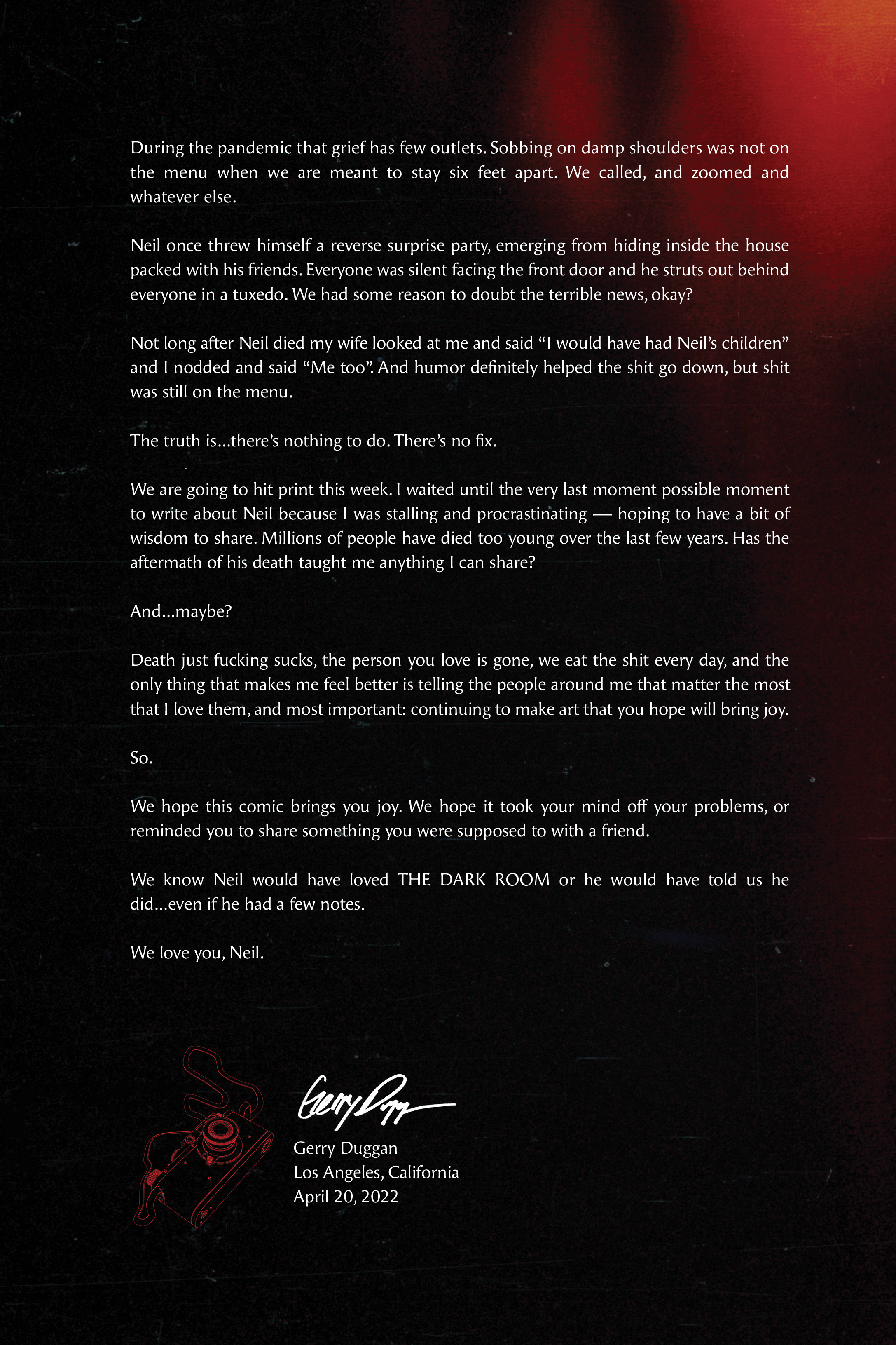 Read online The Dark Room comic -  Issue # TPB - 111