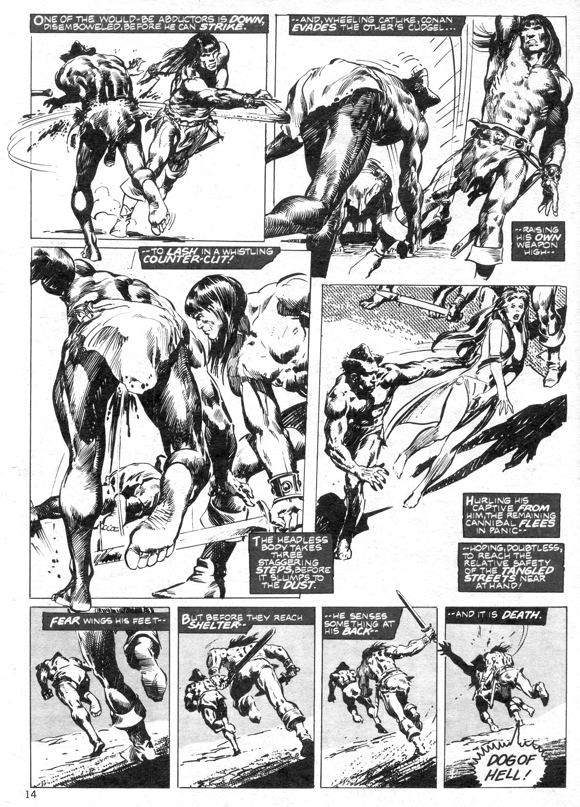 Read online The Savage Sword Of Conan comic -  Issue #14 - 14