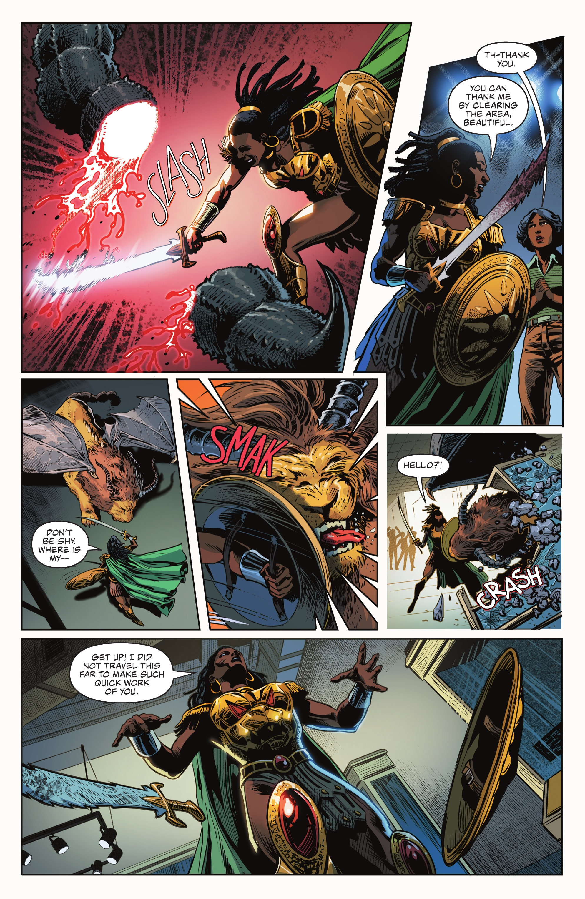 Read online Nubia & the Amazons comic -  Issue #4 - 7