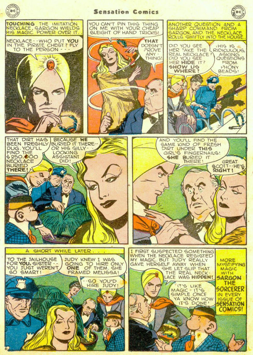 Read online Sensation (Mystery) Comics comic -  Issue #65 - 28