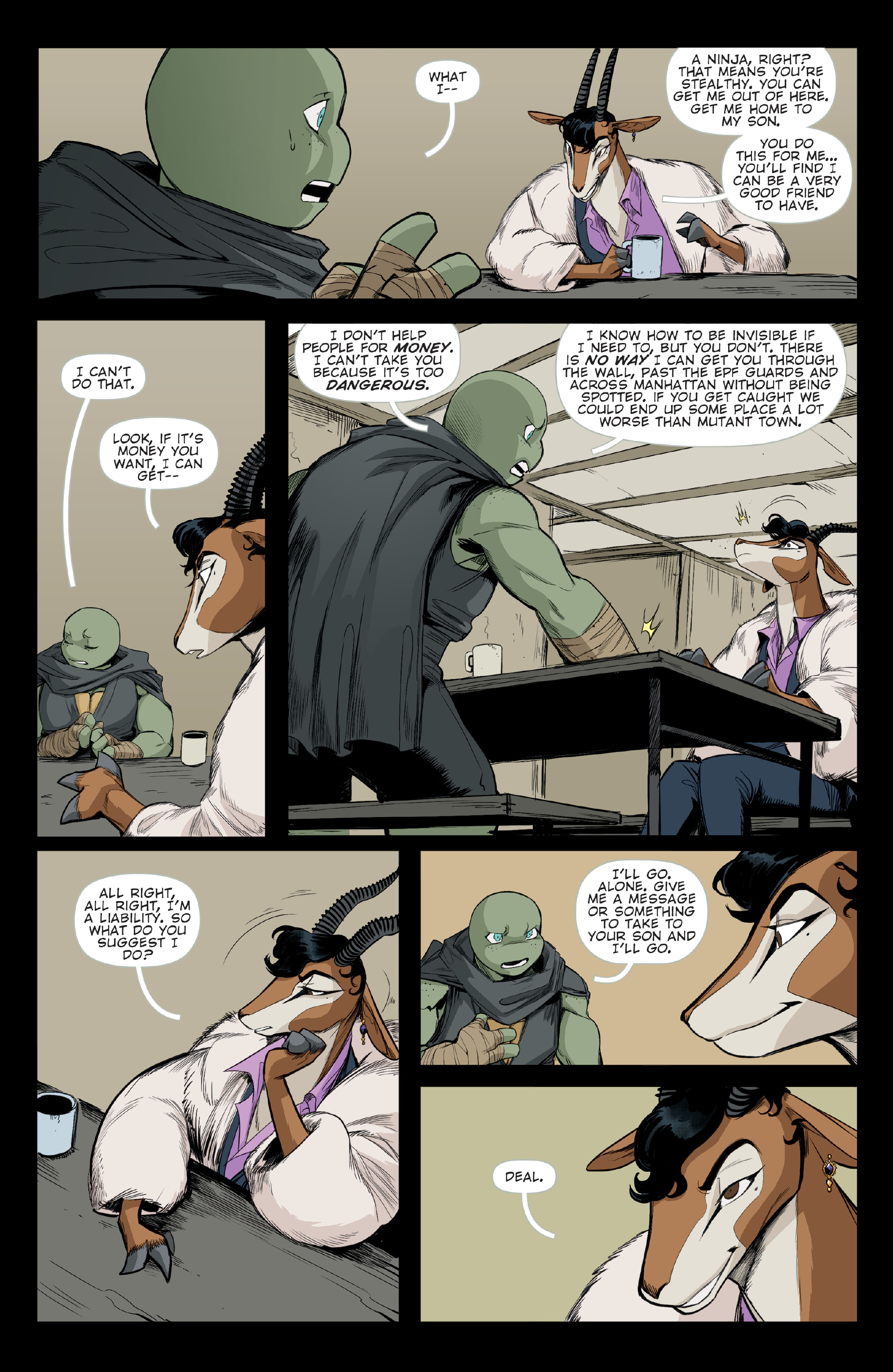 Read online Teenage Mutant Ninja Turtles: Jennika II comic -  Issue #4 - 12