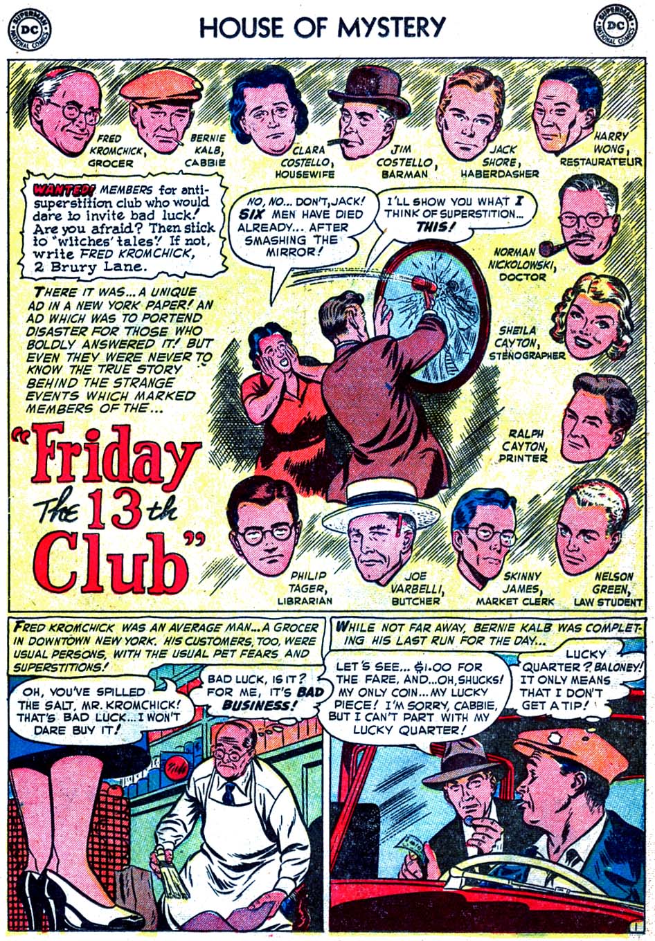 Read online House of Mystery (1951) comic -  Issue #4 - 13