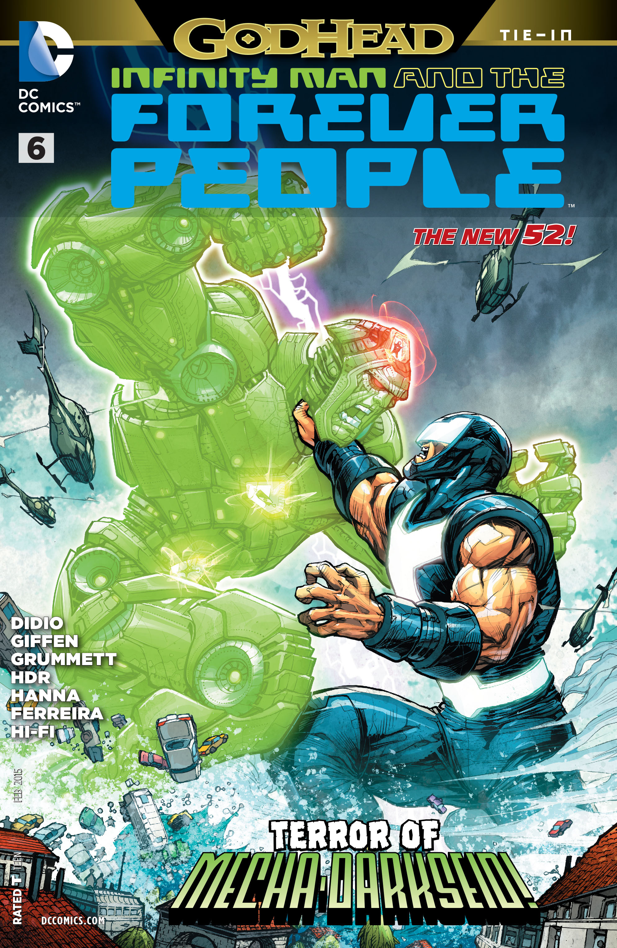 Read online Infinity Man and the Forever People comic -  Issue #6 - 1