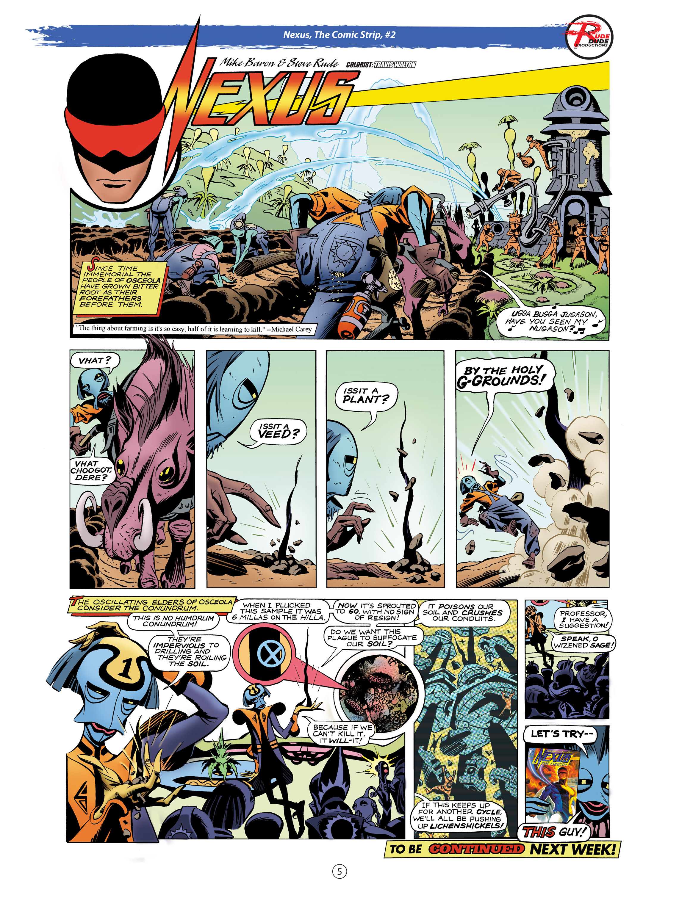 Read online Nexus: The Comic Strip comic -  Issue #1 - 7