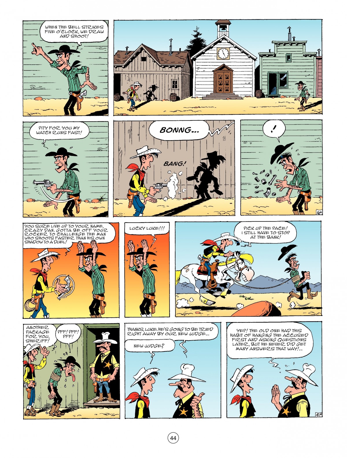 Read online A Lucky Luke Adventure comic -  Issue #51 - 44