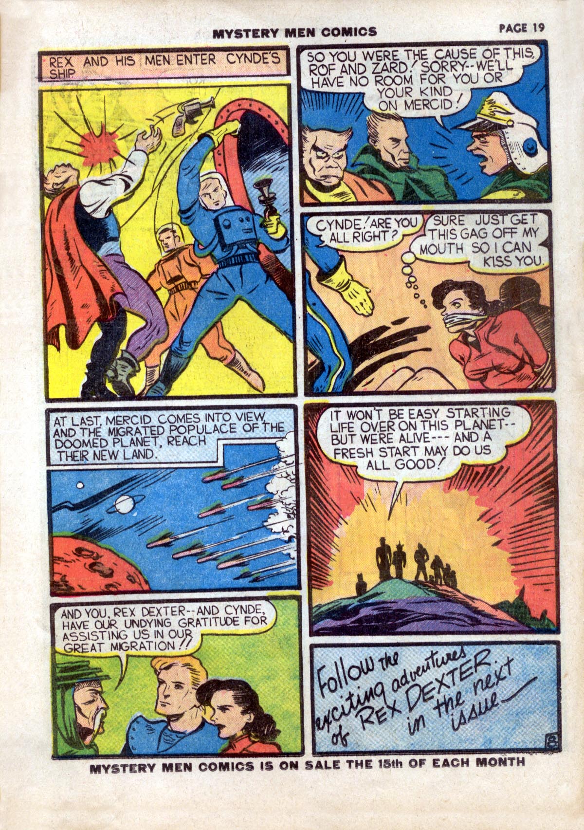 Read online Mystery Men Comics comic -  Issue #13 - 23