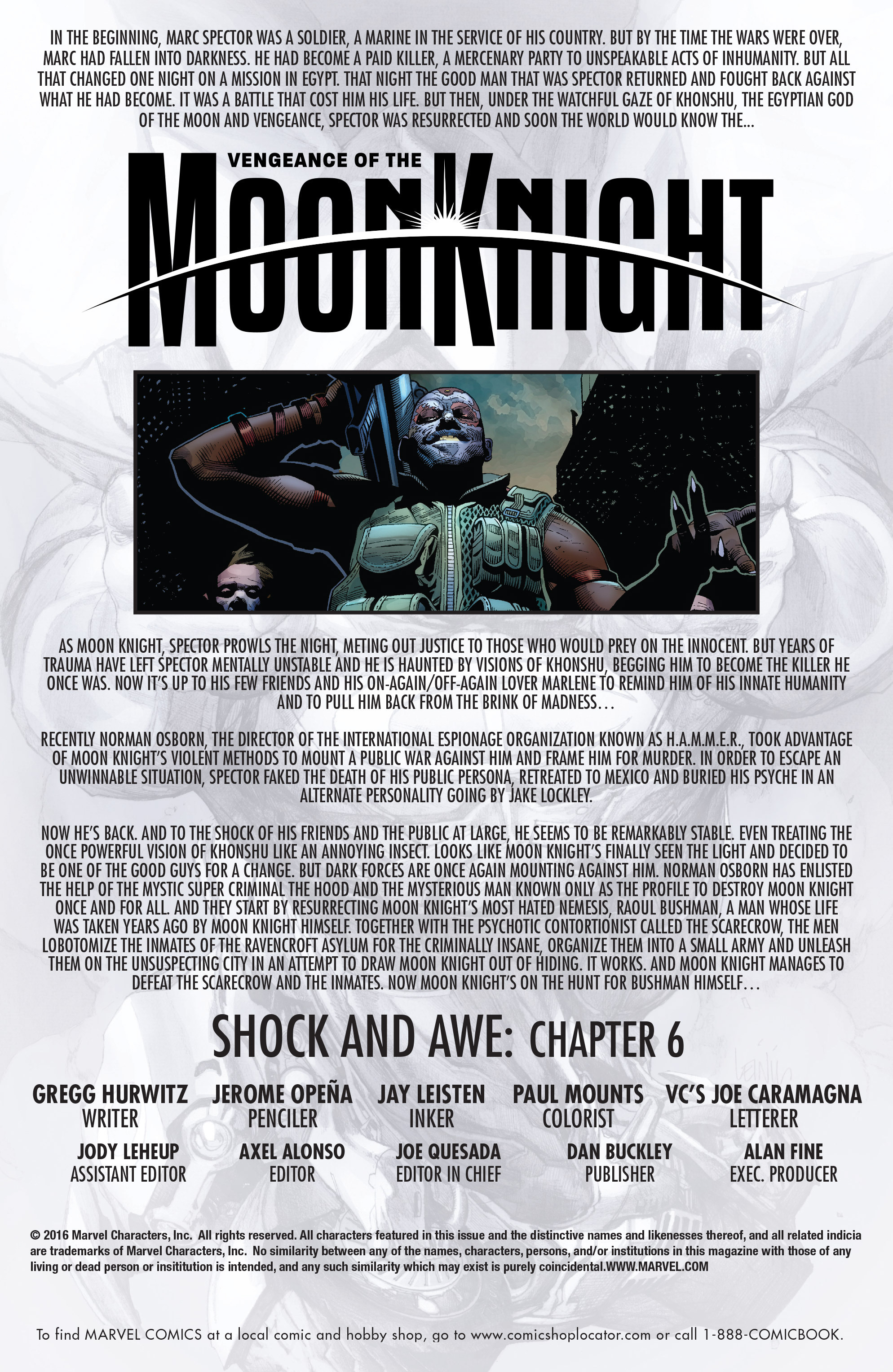 Read online Vengeance of the Moon Knight comic -  Issue #6 - 2