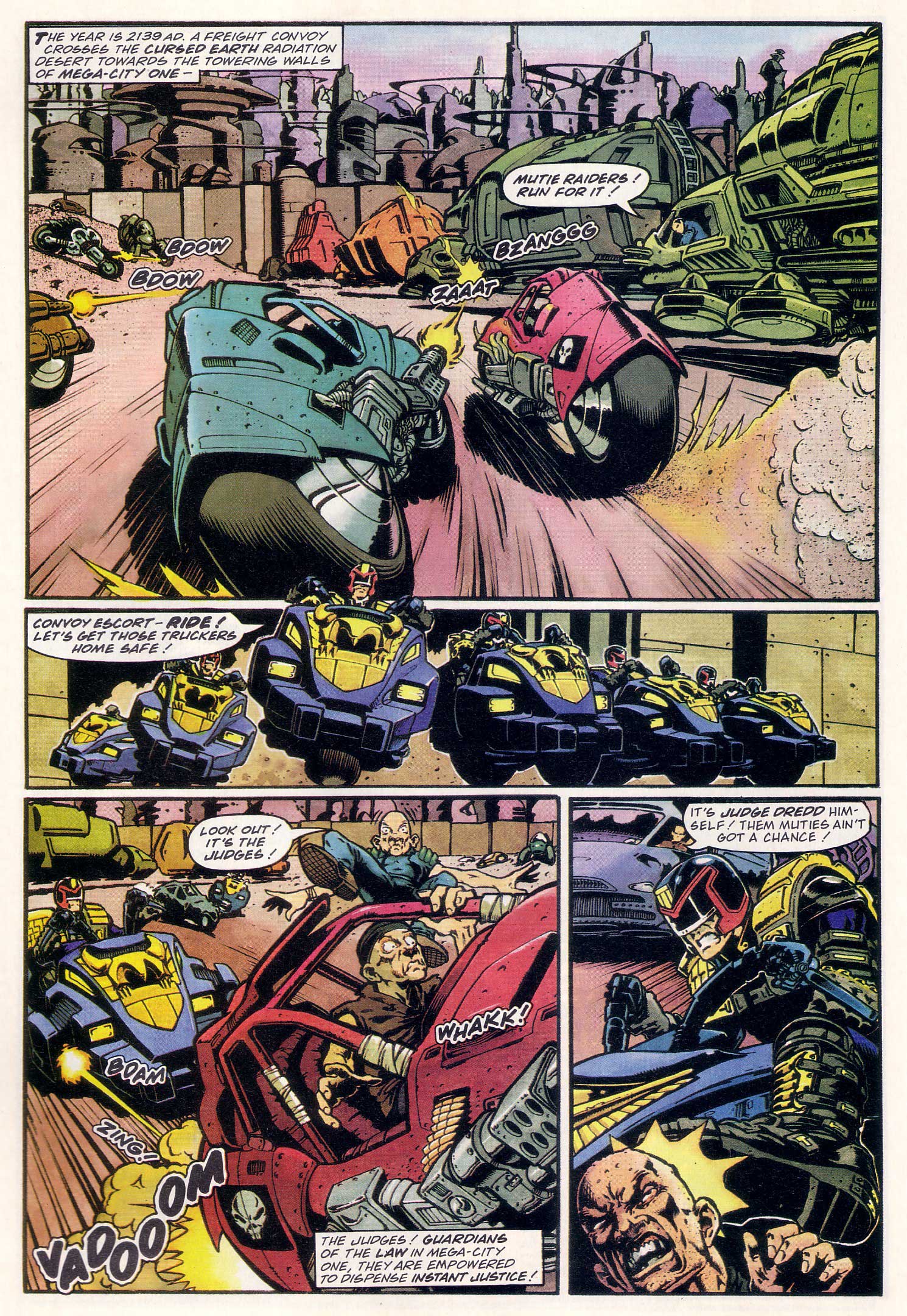 Read online Judge Dredd Lawman of the Future comic -  Issue #3 - 5