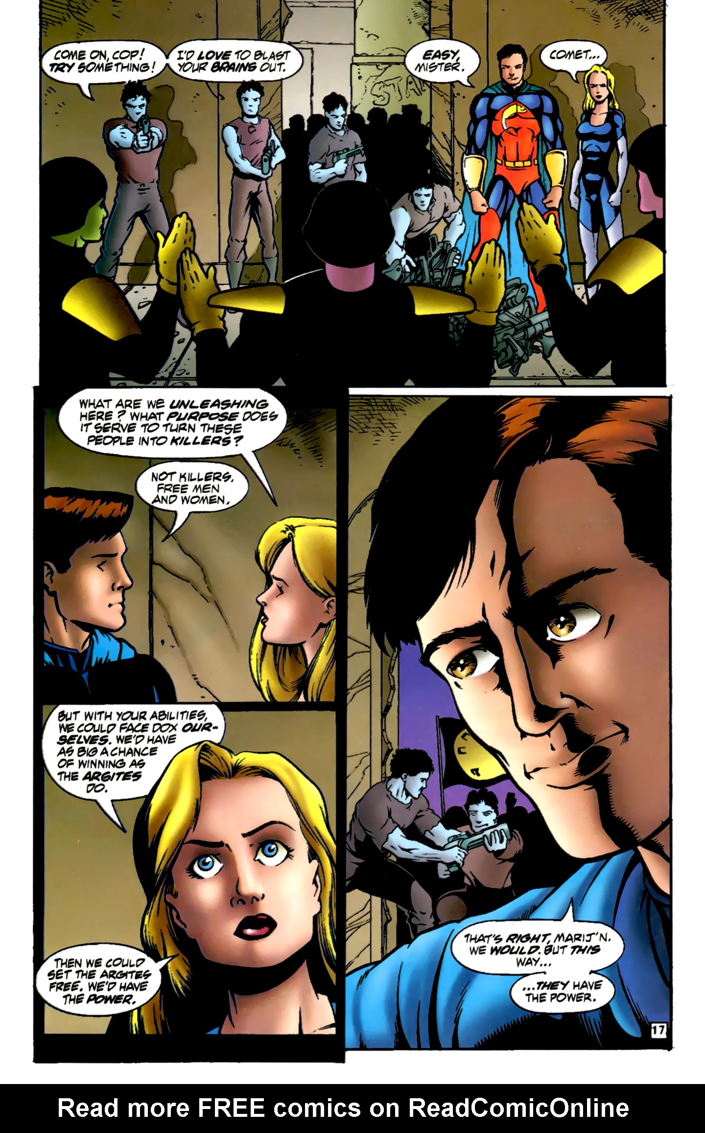 Read online R.E.B.E.L.S. '94 comic -  Issue #16 - 17