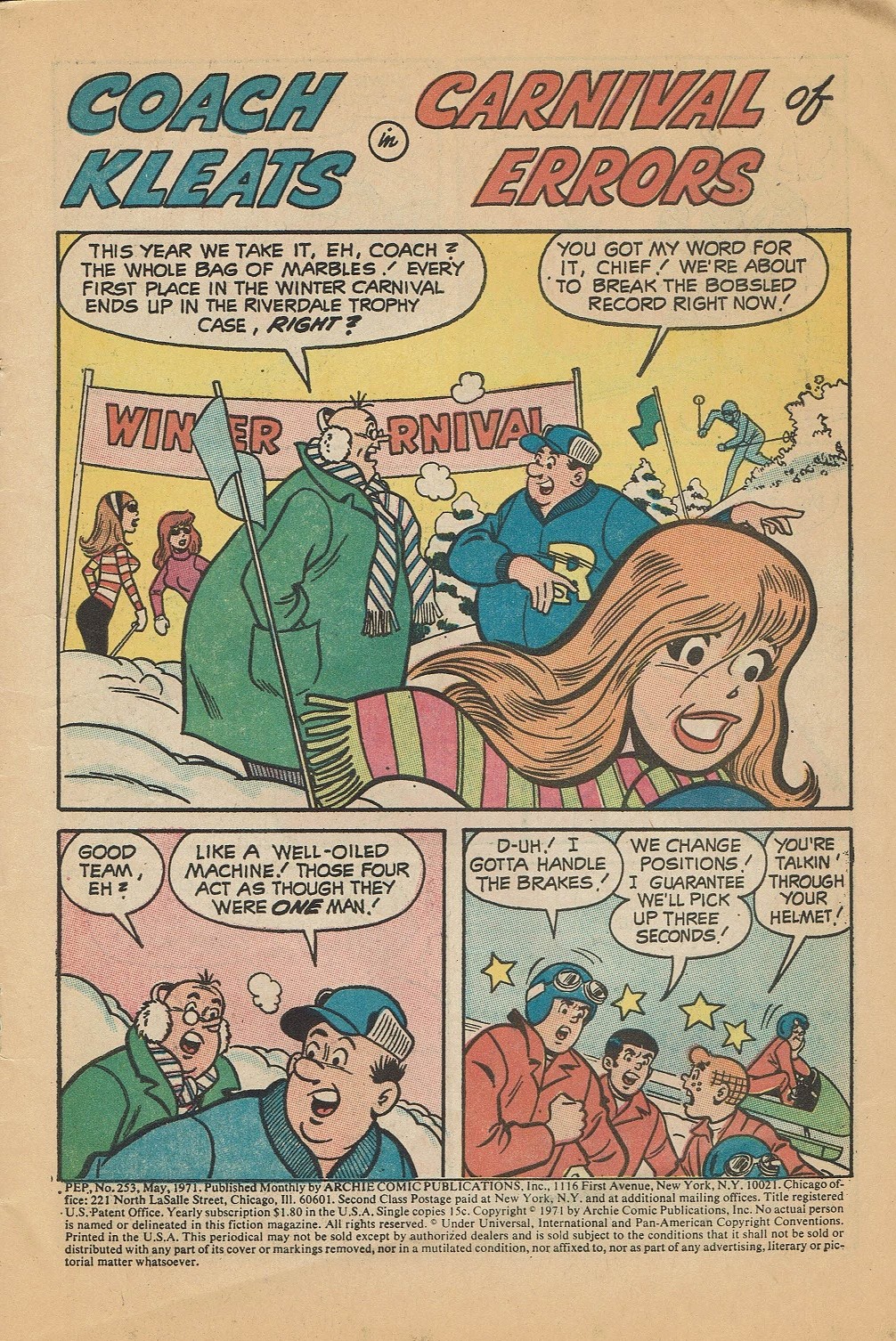 Read online Pep Comics comic -  Issue #253 - 3