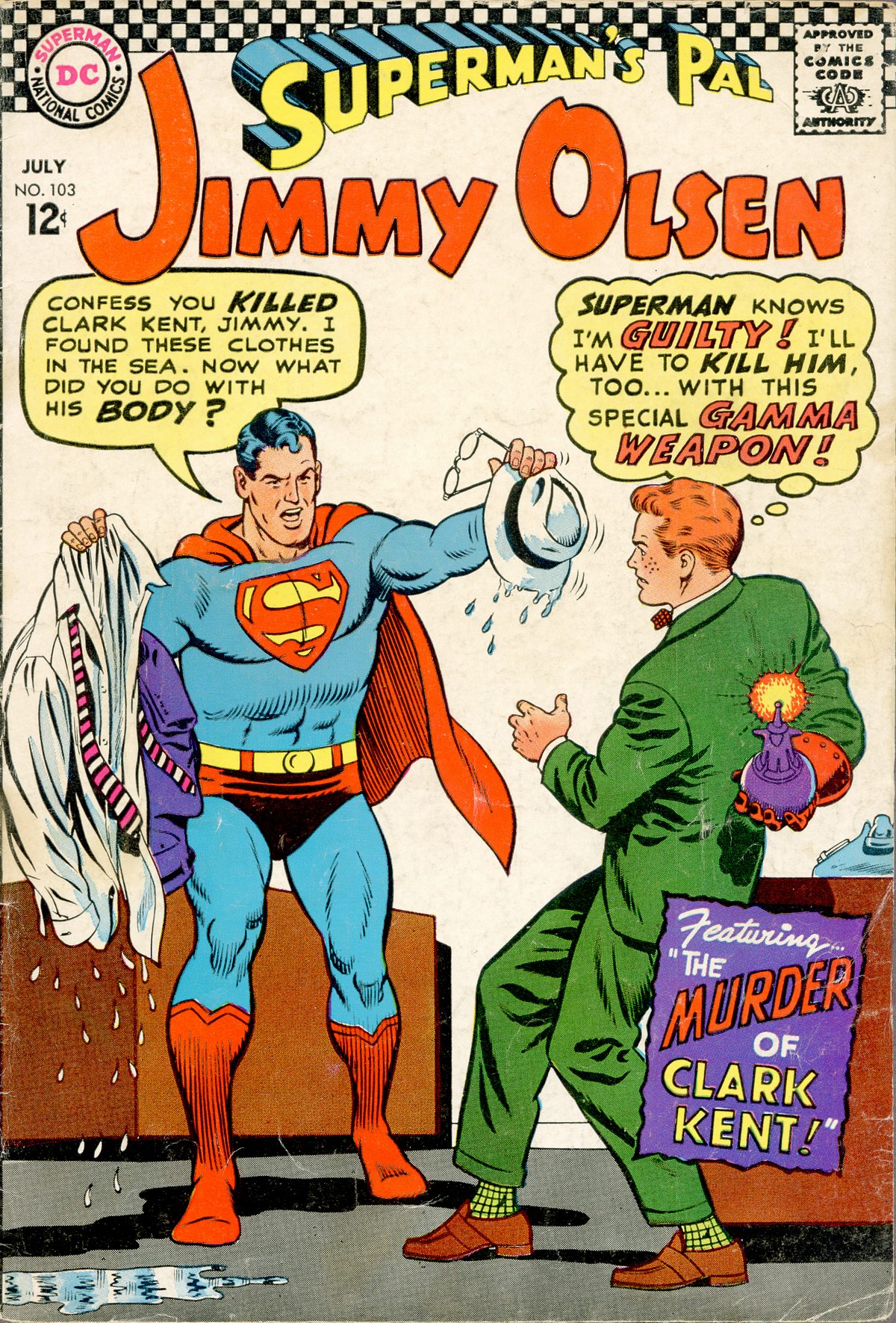 Read online Superman's Pal Jimmy Olsen comic -  Issue #103 - 1