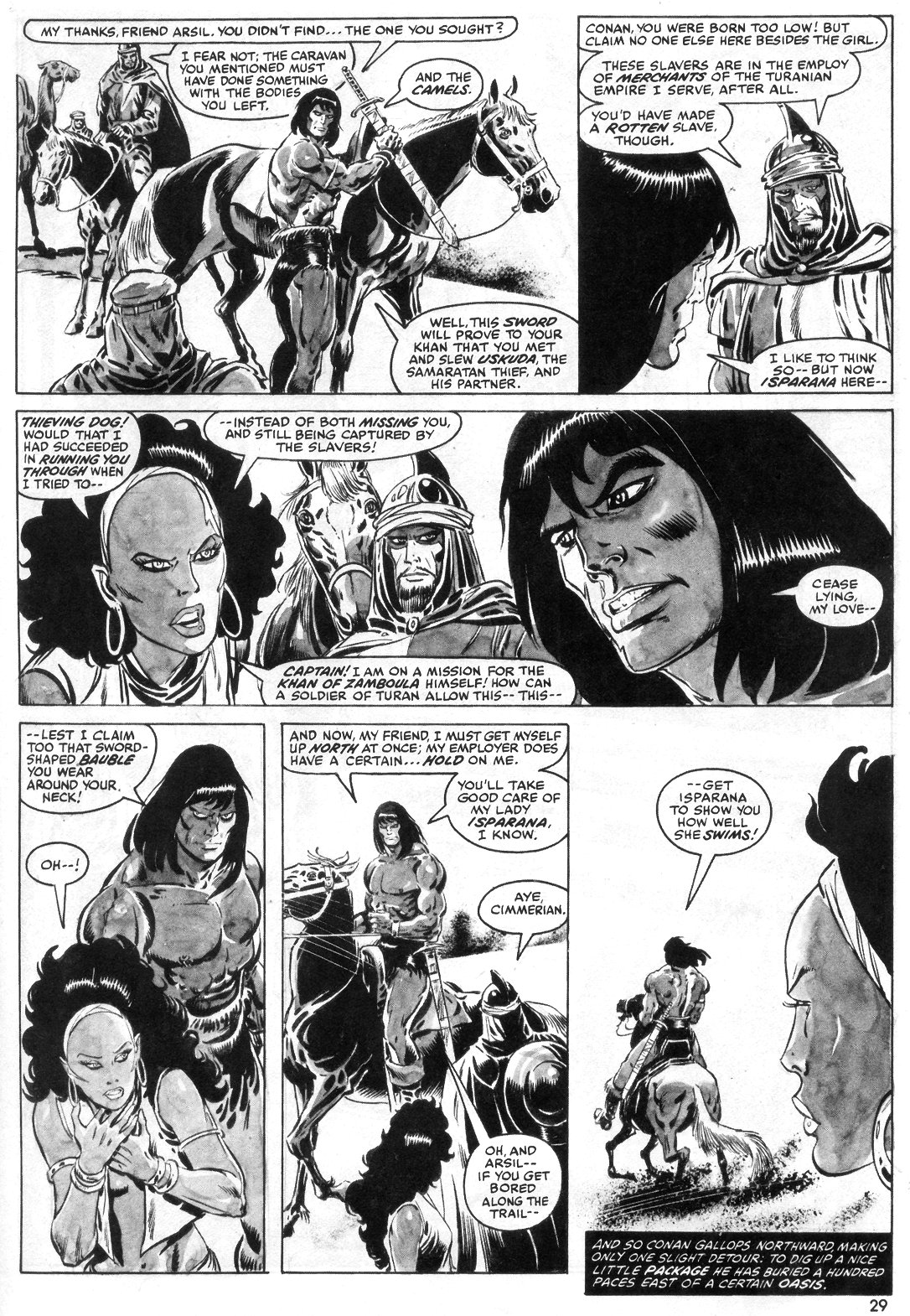 Read online The Savage Sword Of Conan comic -  Issue #55 - 29