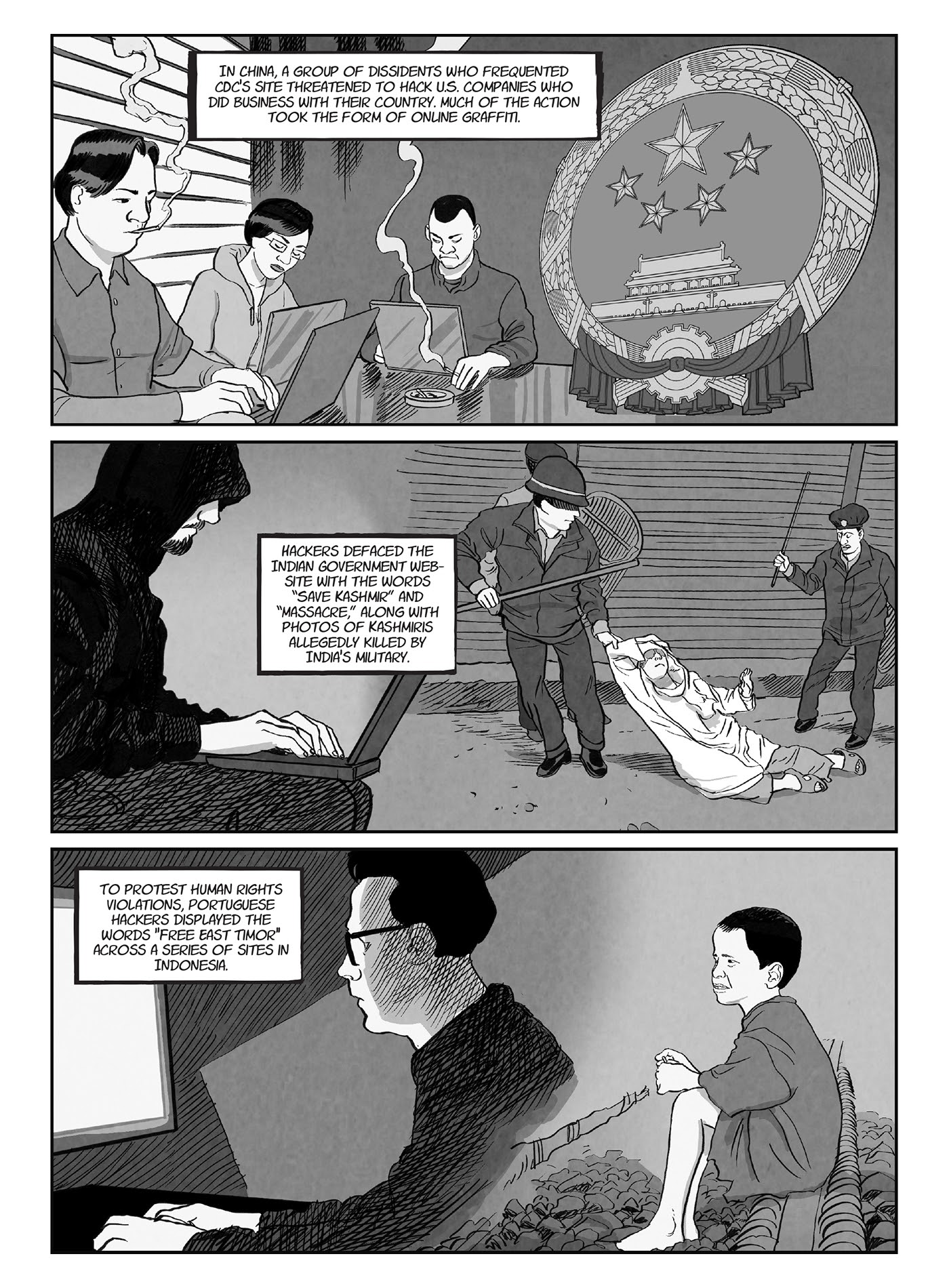 Read online A for Anonymous: How a Mysterious Hacker Collective Transformed the World comic -  Issue # TPB - 23