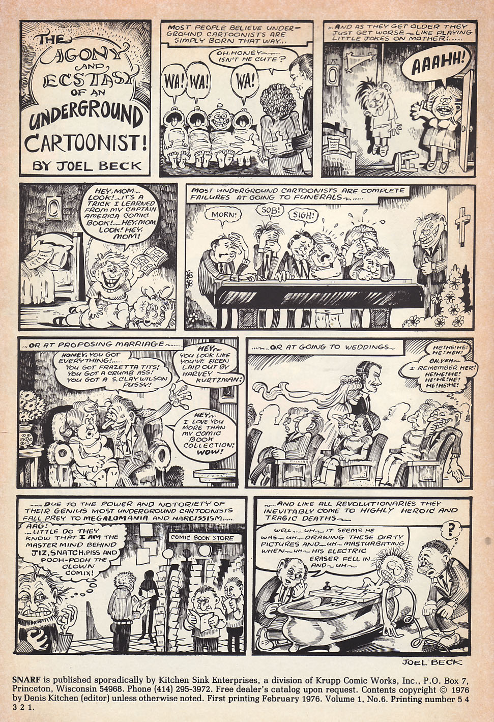 Read online Snarf comic -  Issue #6 - 2