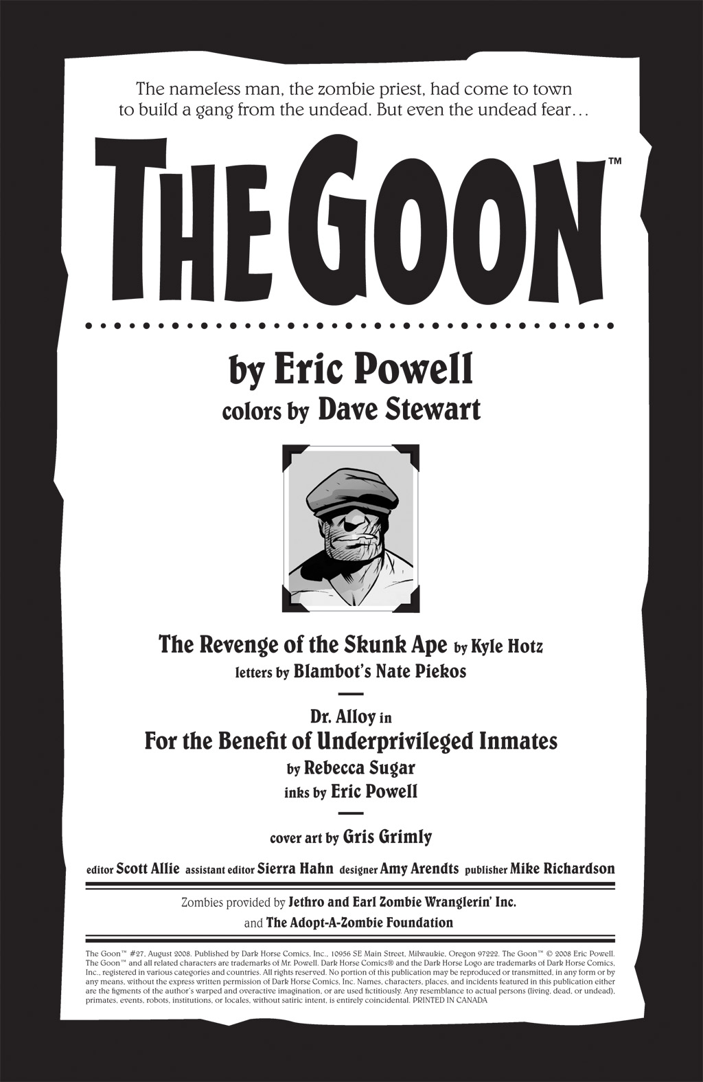 Read online The Goon (2003) comic -  Issue #27 - 2