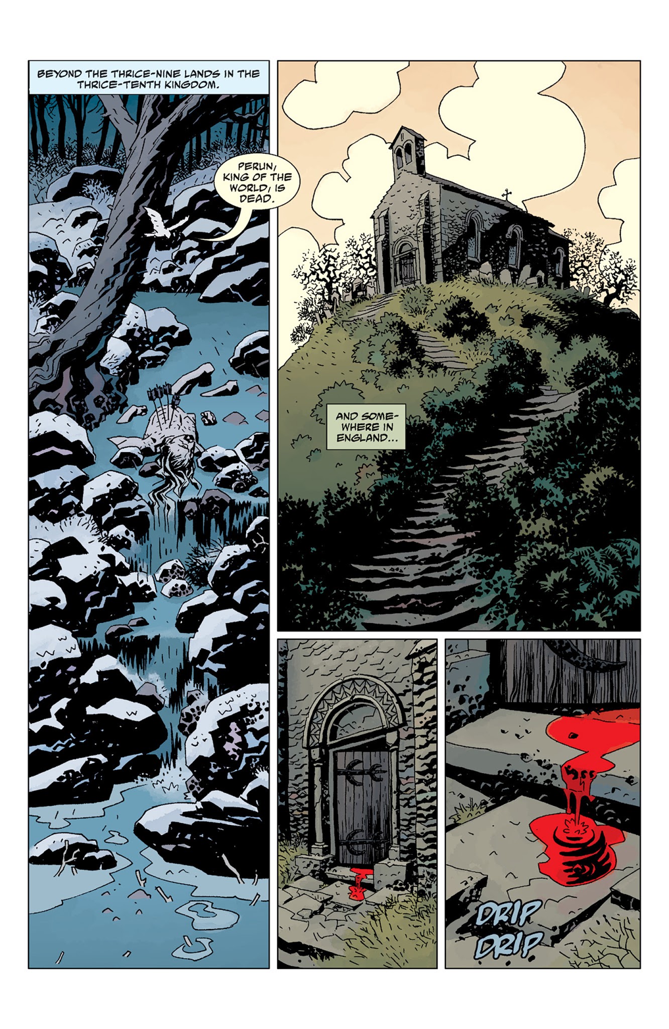 Read online Hellboy: Darkness Calls comic -  Issue # TPB - 88