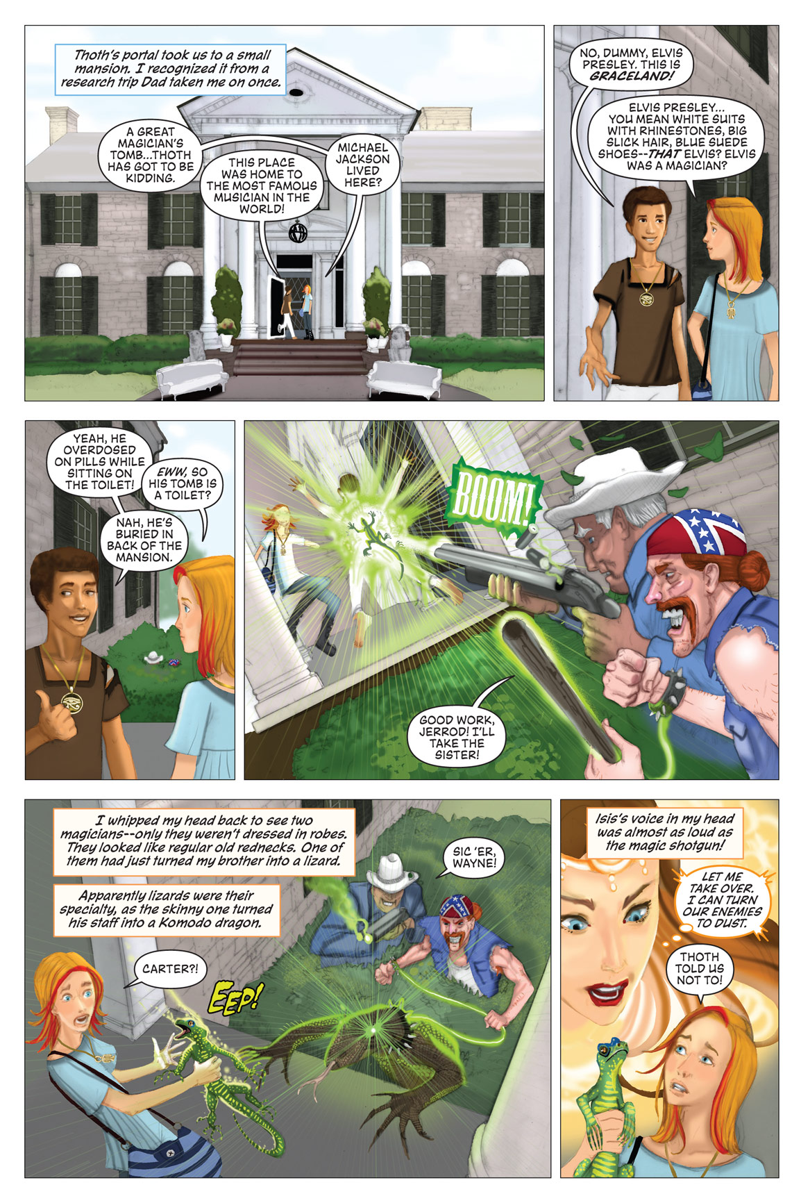 Read online The Kane Chronicles comic -  Issue # TPB 1 - 108