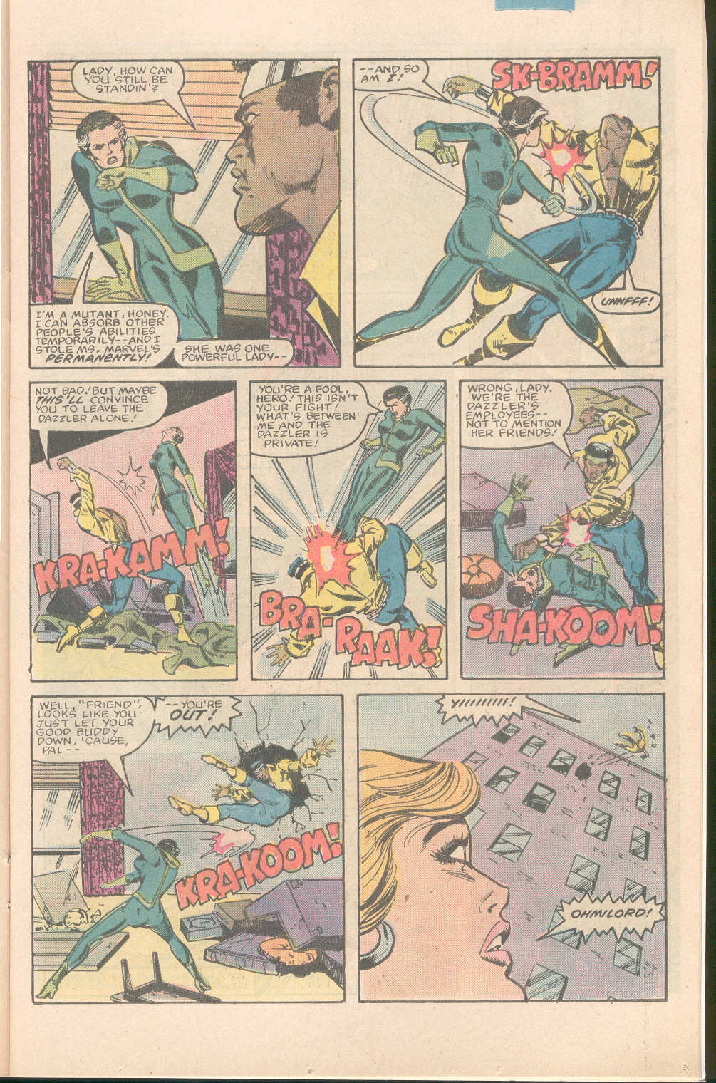 Read online Dazzler (1981) comic -  Issue #24 - 8