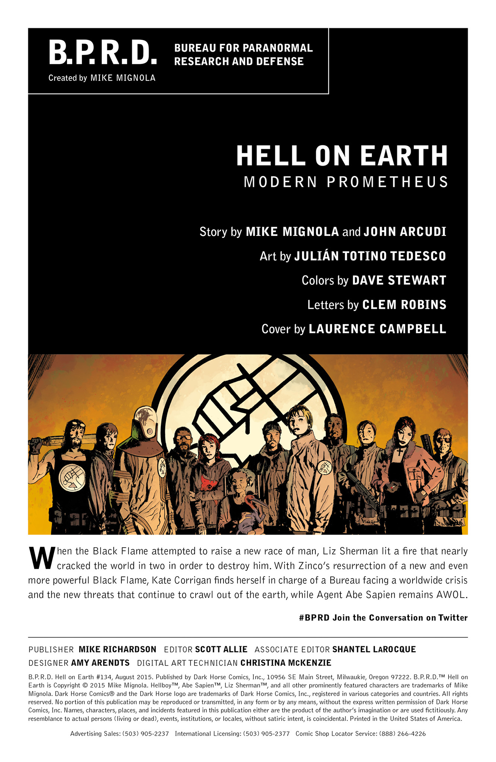 Read online B.P.R.D. Hell on Earth comic -  Issue #134 - 2