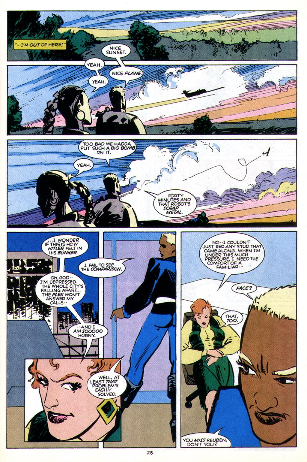 Read online American Flagg! comic -  Issue #43 - 29